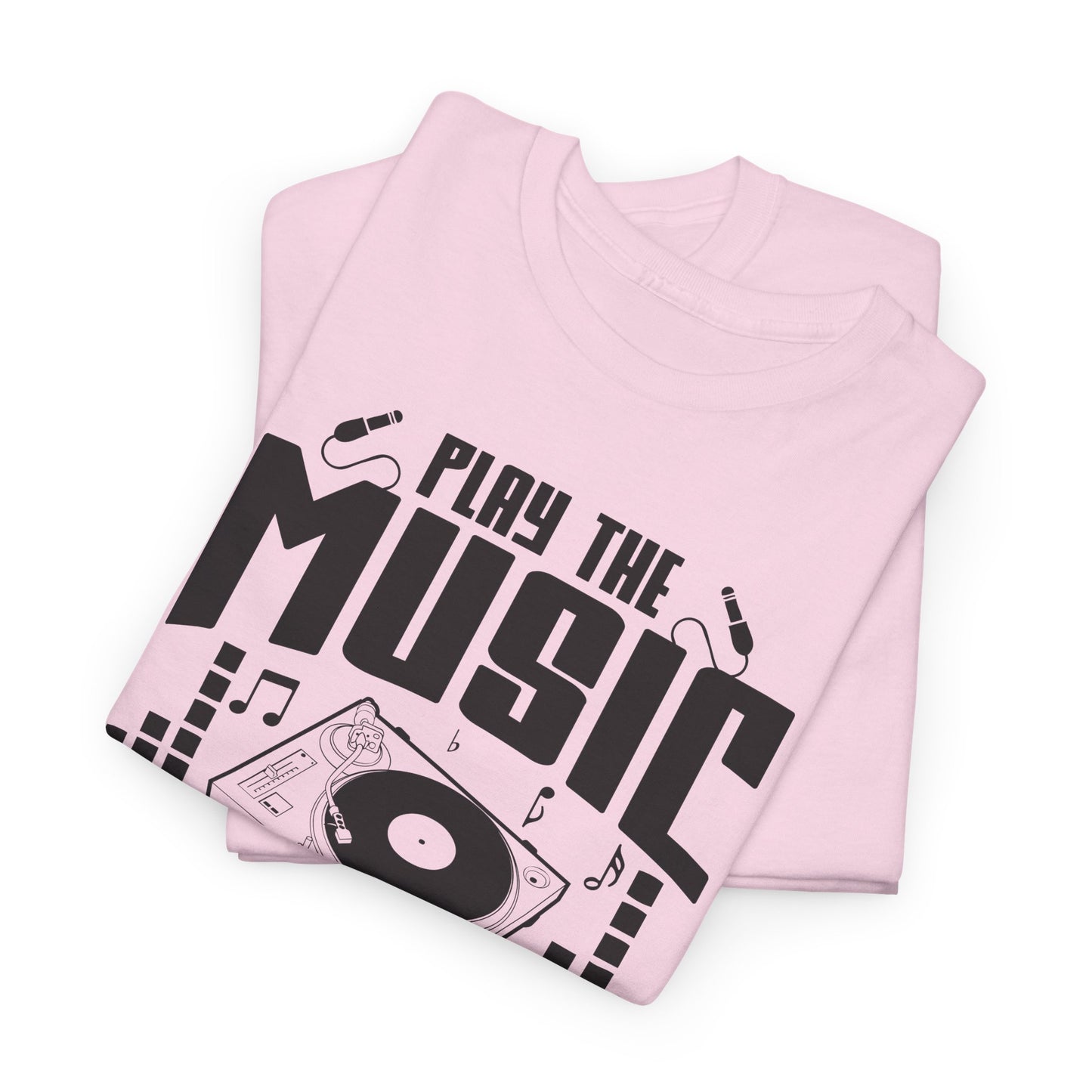 Light Version"Play the Music Instrument" Unisex Heavy Cotton Tee - Music Lover's T-Shirt for Musicians and Fans - CHILL T-SHIRT