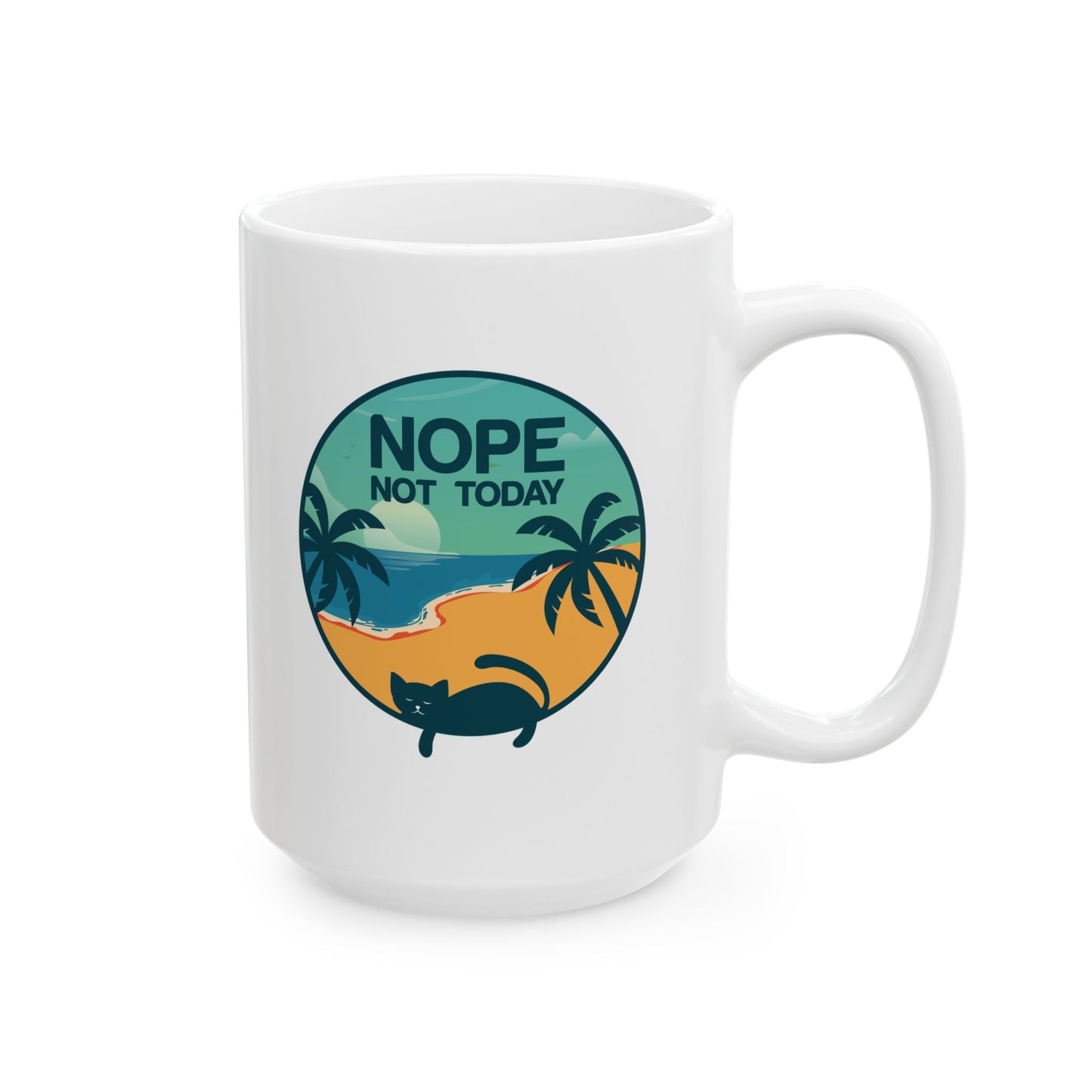 Tropical Paradise Ceramic Mug - 11oz & 15oz - CHILL T-SHIRT