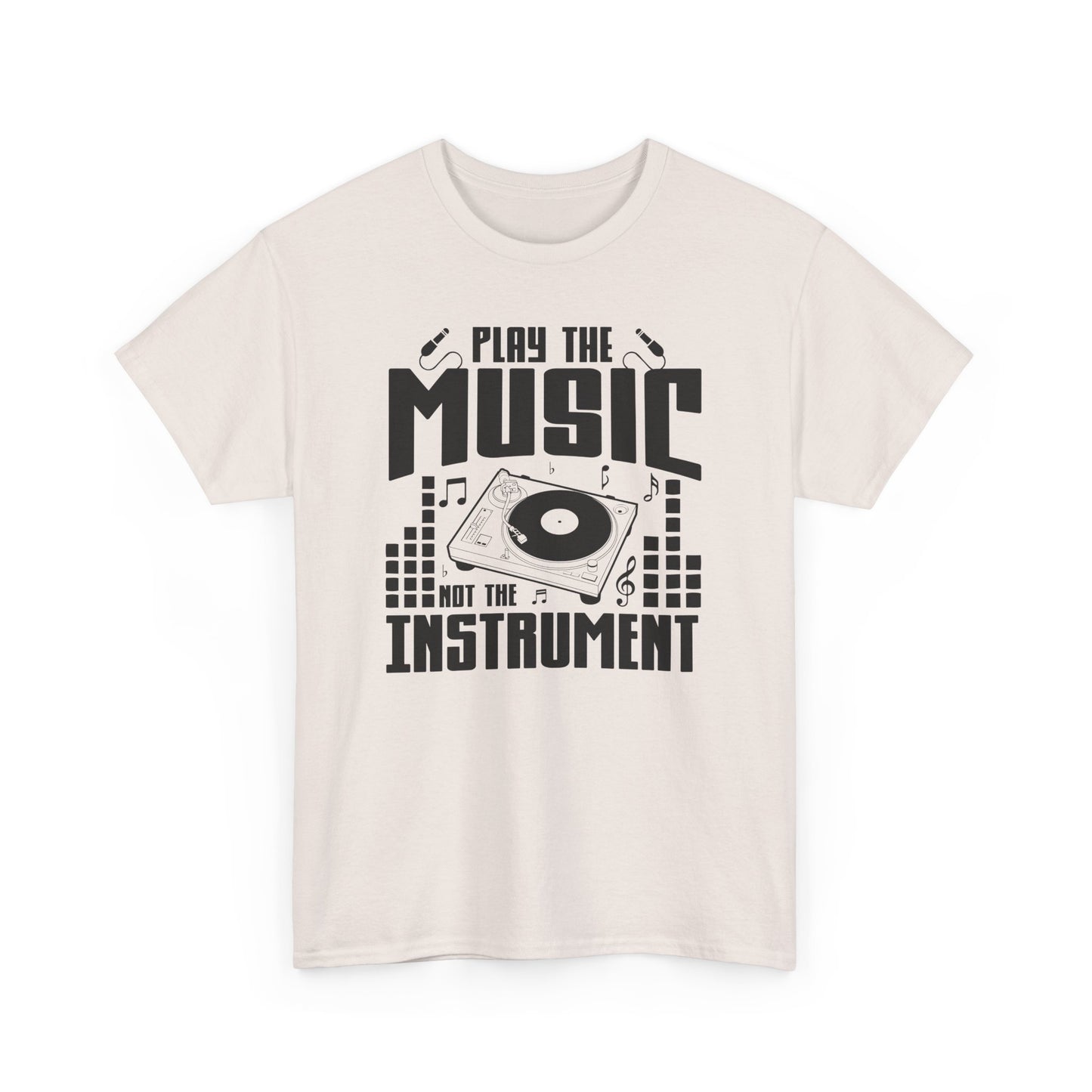 Light Version"Play the Music Instrument" Unisex Heavy Cotton Tee - Music Lover's T-Shirt for Musicians and Fans - CHILL T-SHIRT