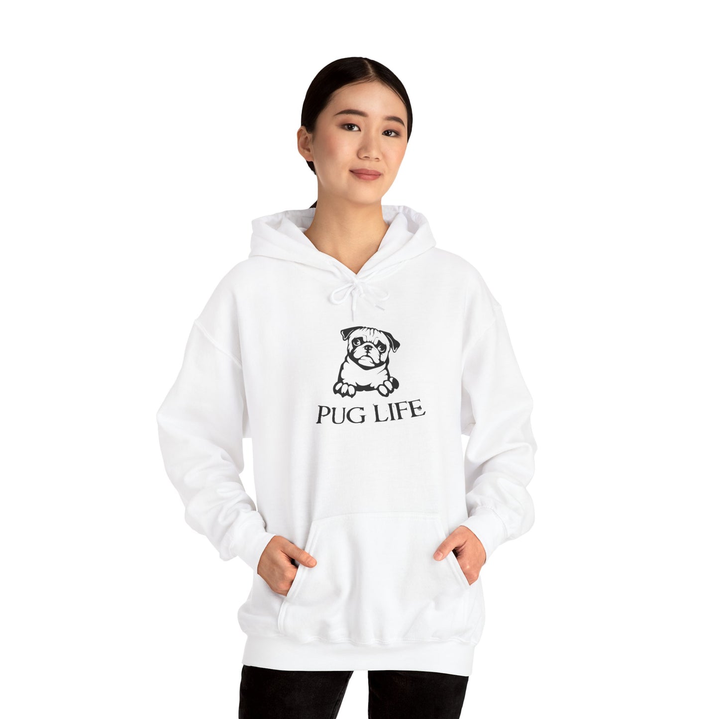 Pug Life Unisex Hooded Sweatshirt - Perfect for Dog Lovers - CHILL T-SHIRT