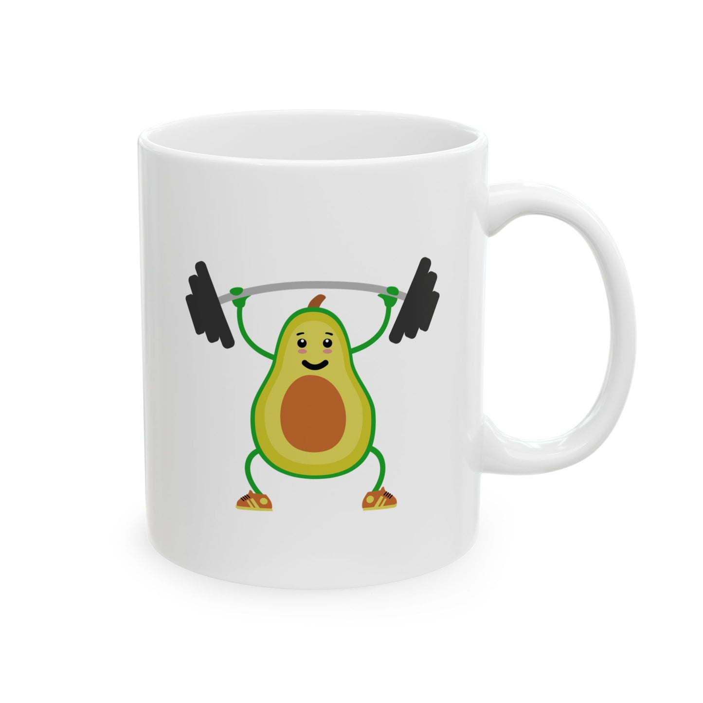 Cheerful Pear Ceramic Mug - 11oz & 15oz - Perfect for Nature Lovers - CHILL T-SHIRT