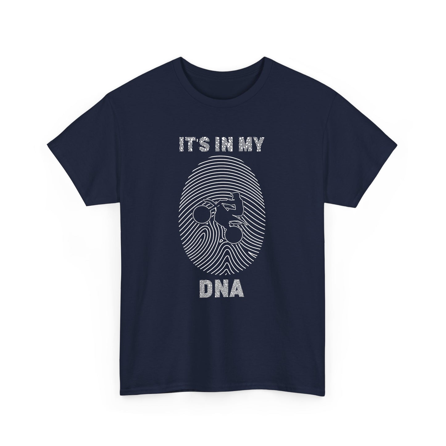 Unisex Heavy Cotton Tee - "It's in My DNA" Motorcycle Theme T-Shirt - CHILL T-SHIRT