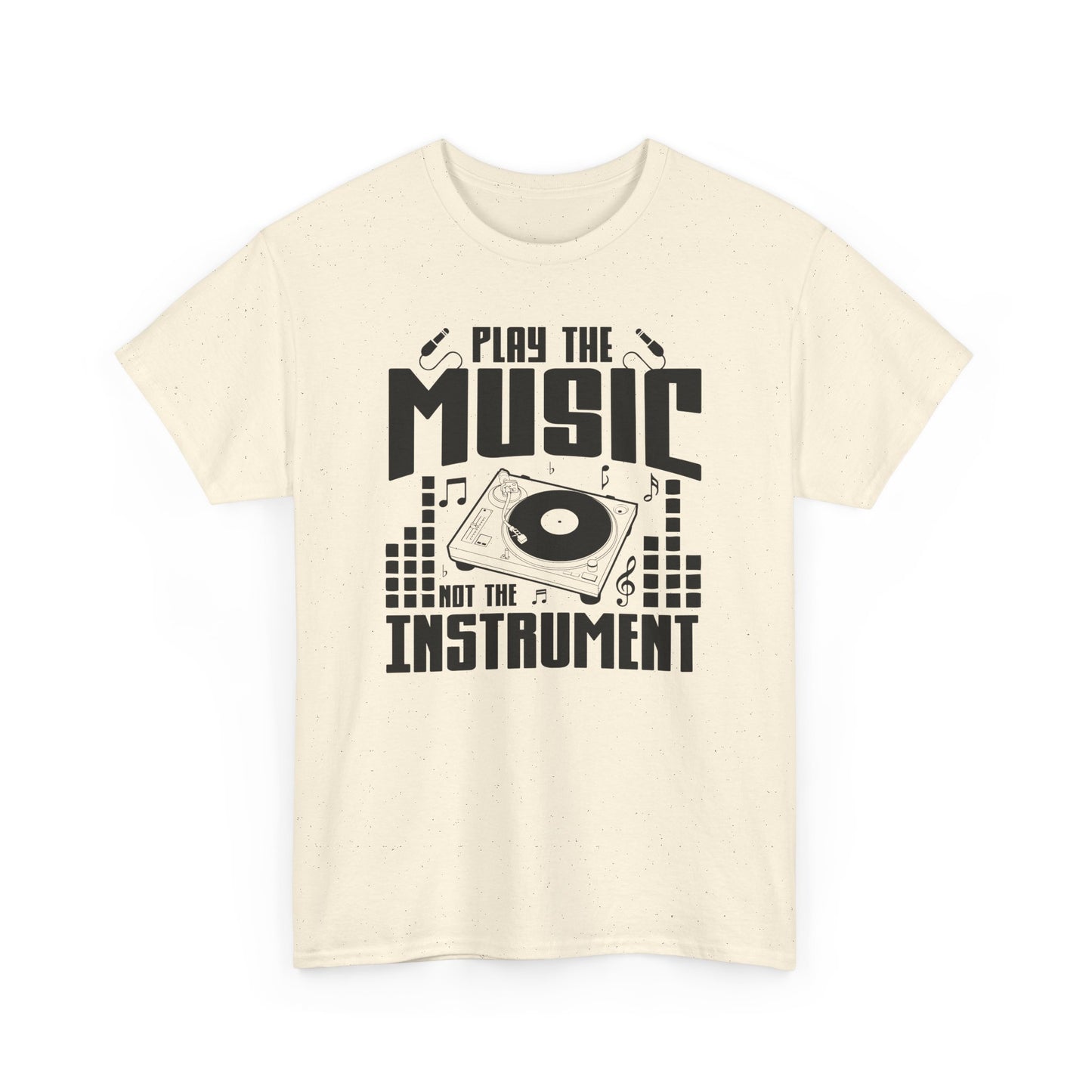 Light Version"Play the Music Instrument" Unisex Heavy Cotton Tee - Music Lover's T-Shirt for Musicians and Fans - CHILL T-SHIRT