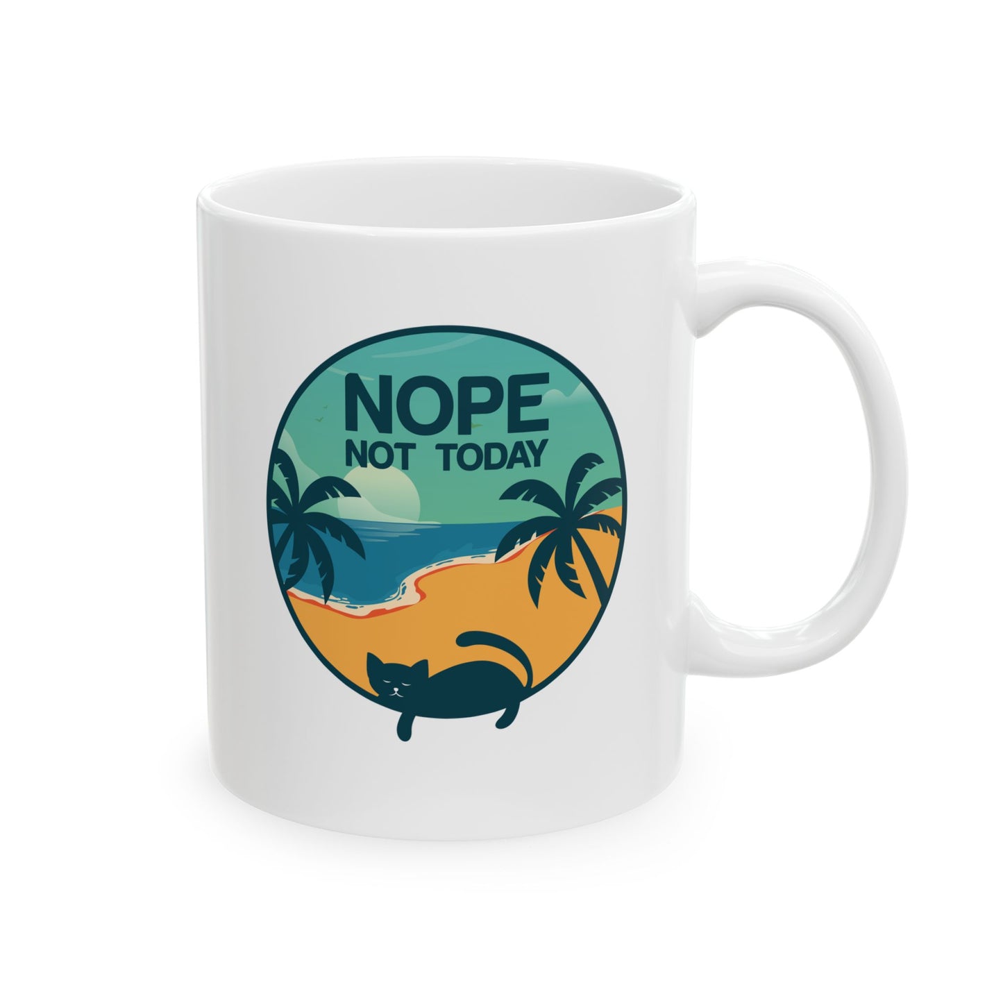 Tropical Paradise Ceramic Mug - 11oz & 15oz - CHILL T-SHIRT