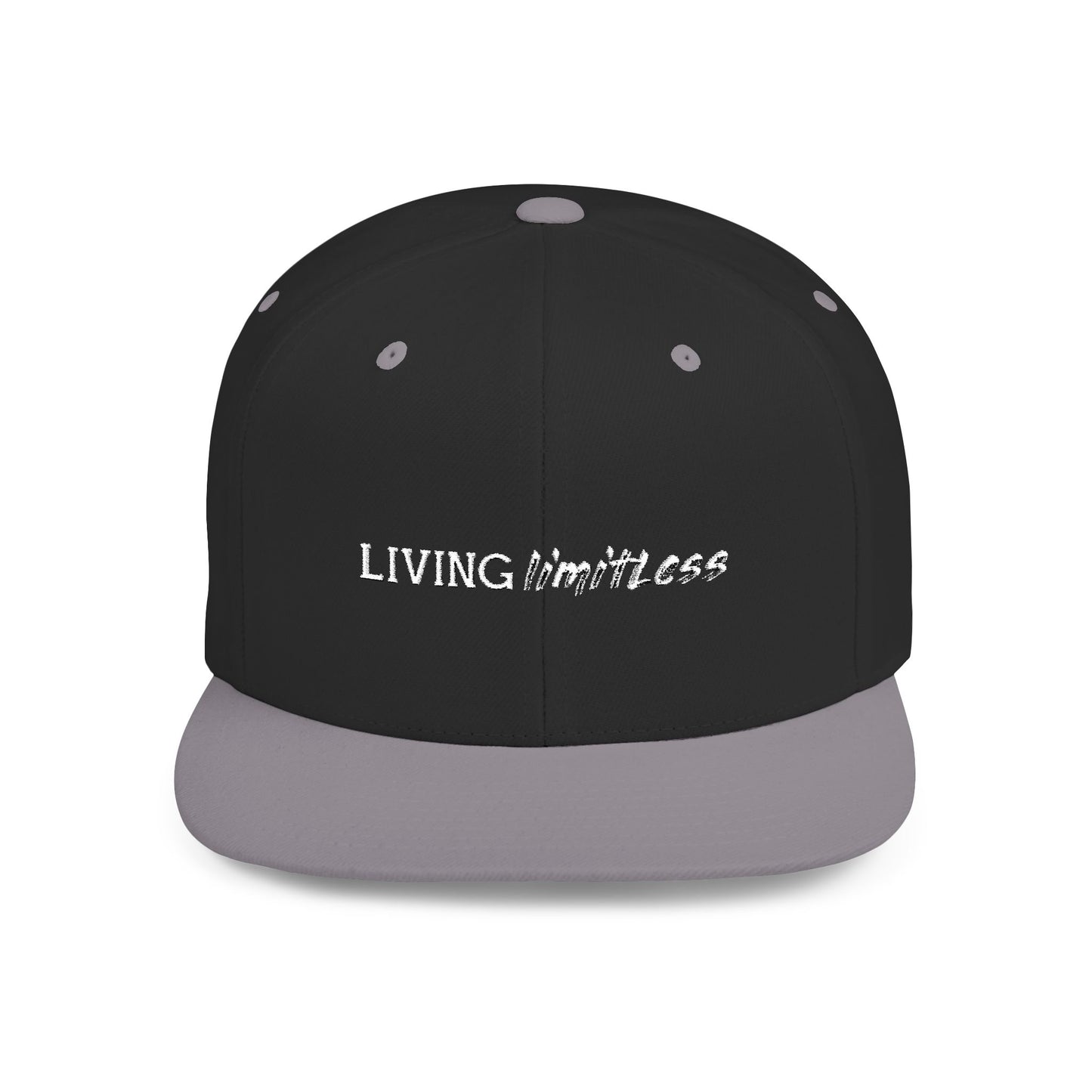 Living Limitless Flat Bill Snapback | Trendy Cap for Everyday Style