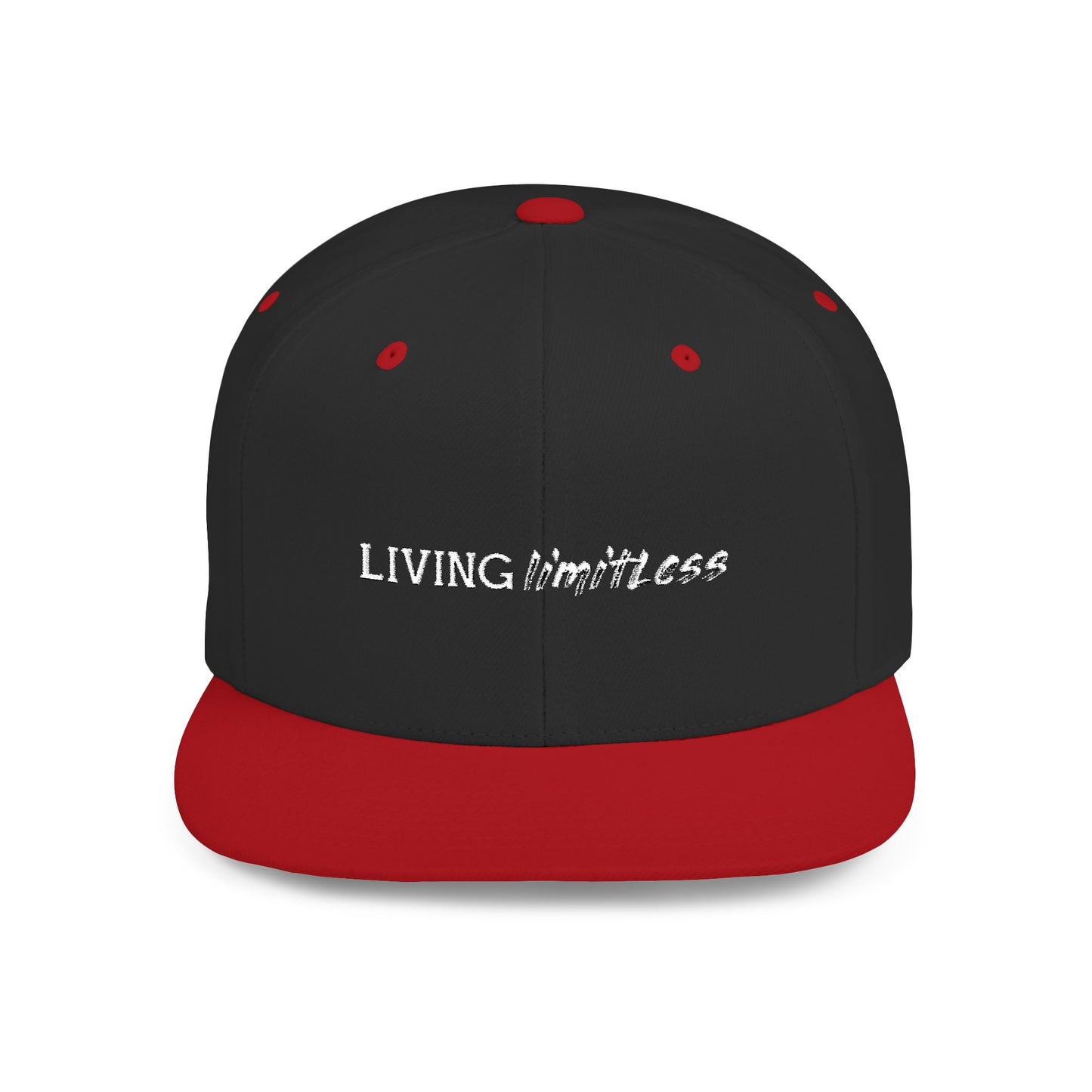 Living Limitless Flat Bill Snapback | Trendy Cap for Everyday Style