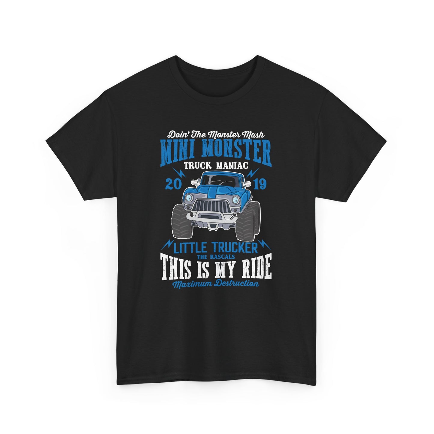 Mini Monster Truck Mania Unisex Tee - Perfect for Little Truckers! T-Shirt - CHILL T-SHIRT
