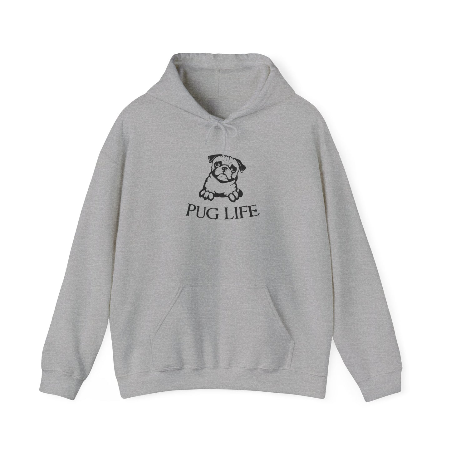 Pug Life Unisex Hooded Sweatshirt - Perfect for Dog Lovers - CHILL T-SHIRT