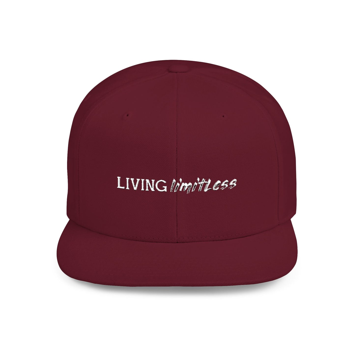 Living Limitless Flat Bill Snapback | Trendy Cap for Everyday Style
