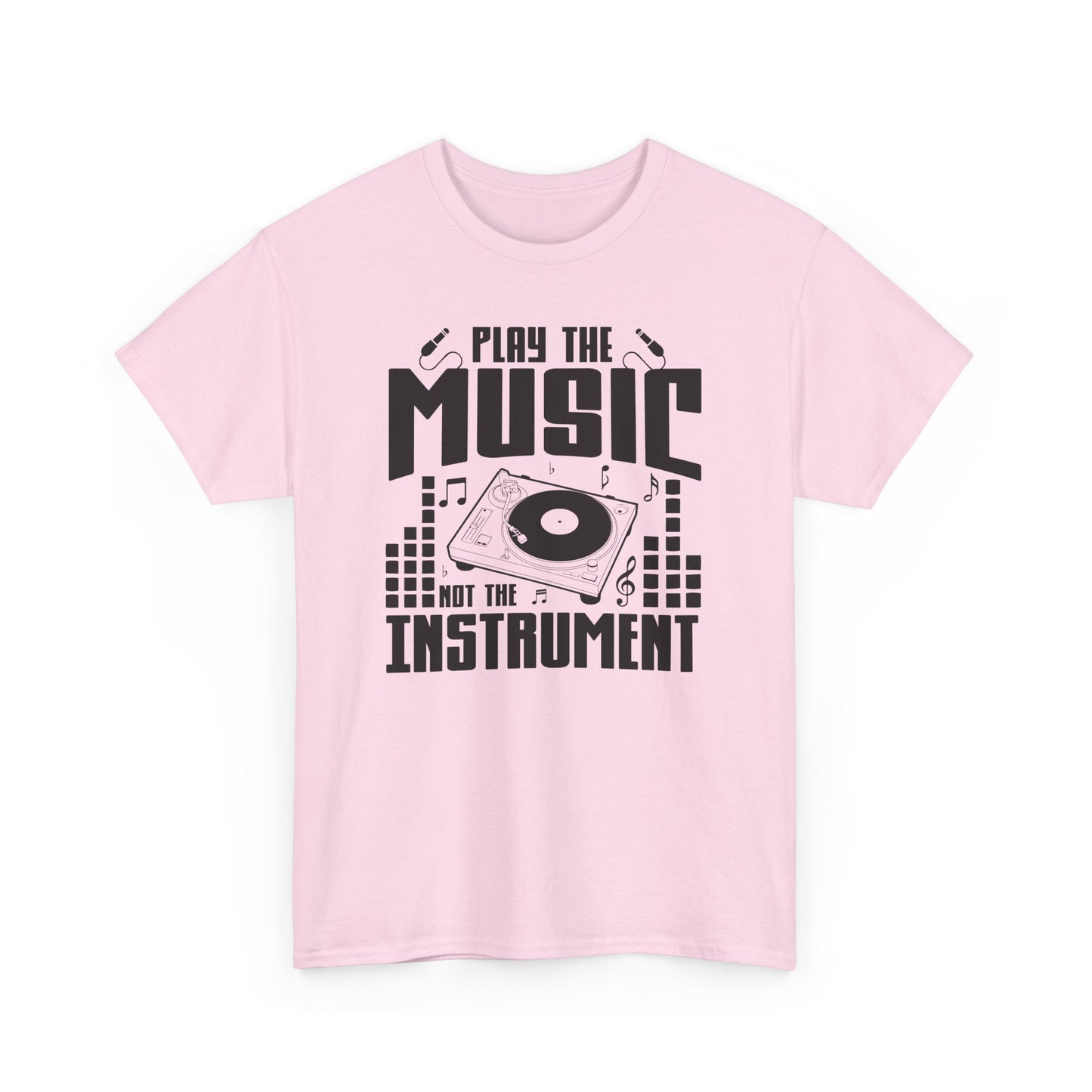 Light Version"Play the Music Instrument" Unisex Heavy Cotton Tee - Music Lover's T-Shirt for Musicians and Fans - CHILL T-SHIRT