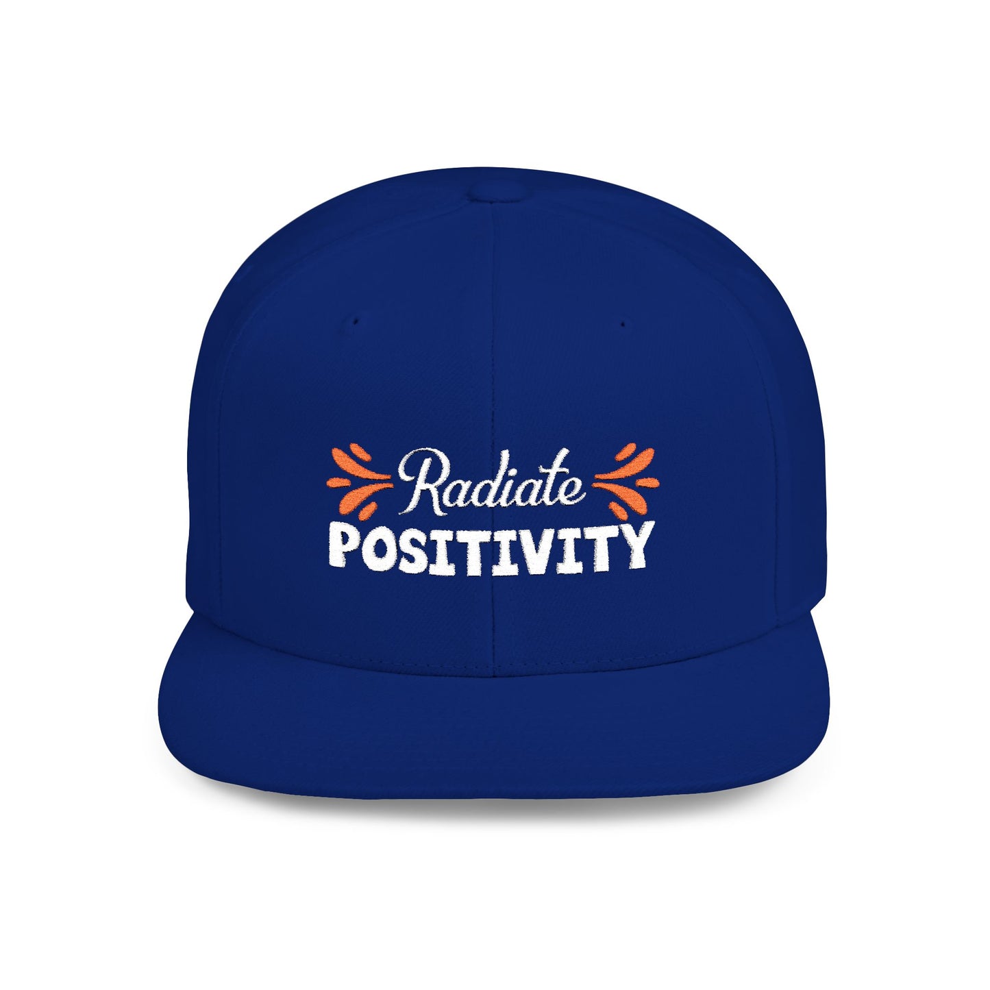 Radiate Positivity Flat Bill Snapback Hat