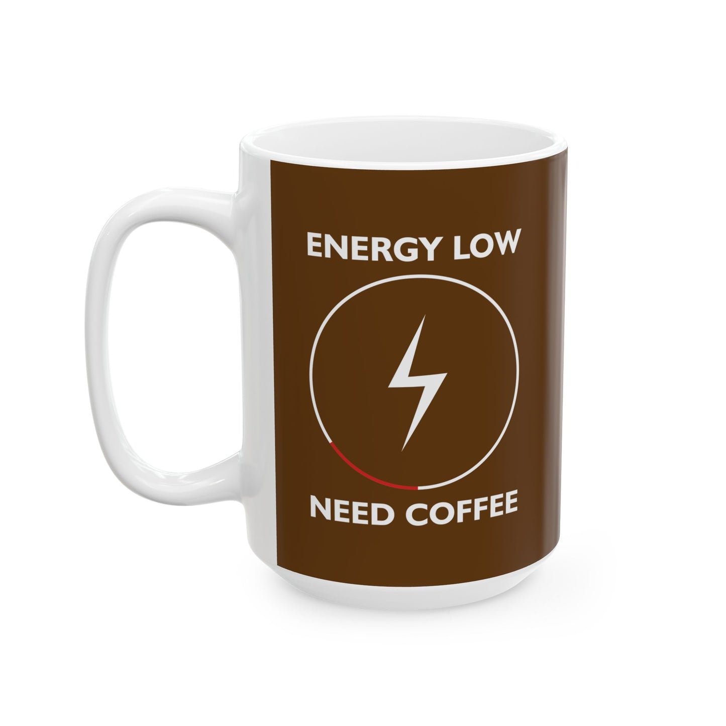 Coffee Level Ceramic Mug - 11oz & 15oz - Perfect Gift for Coffee Lovers - CHILL T-SHIRT
