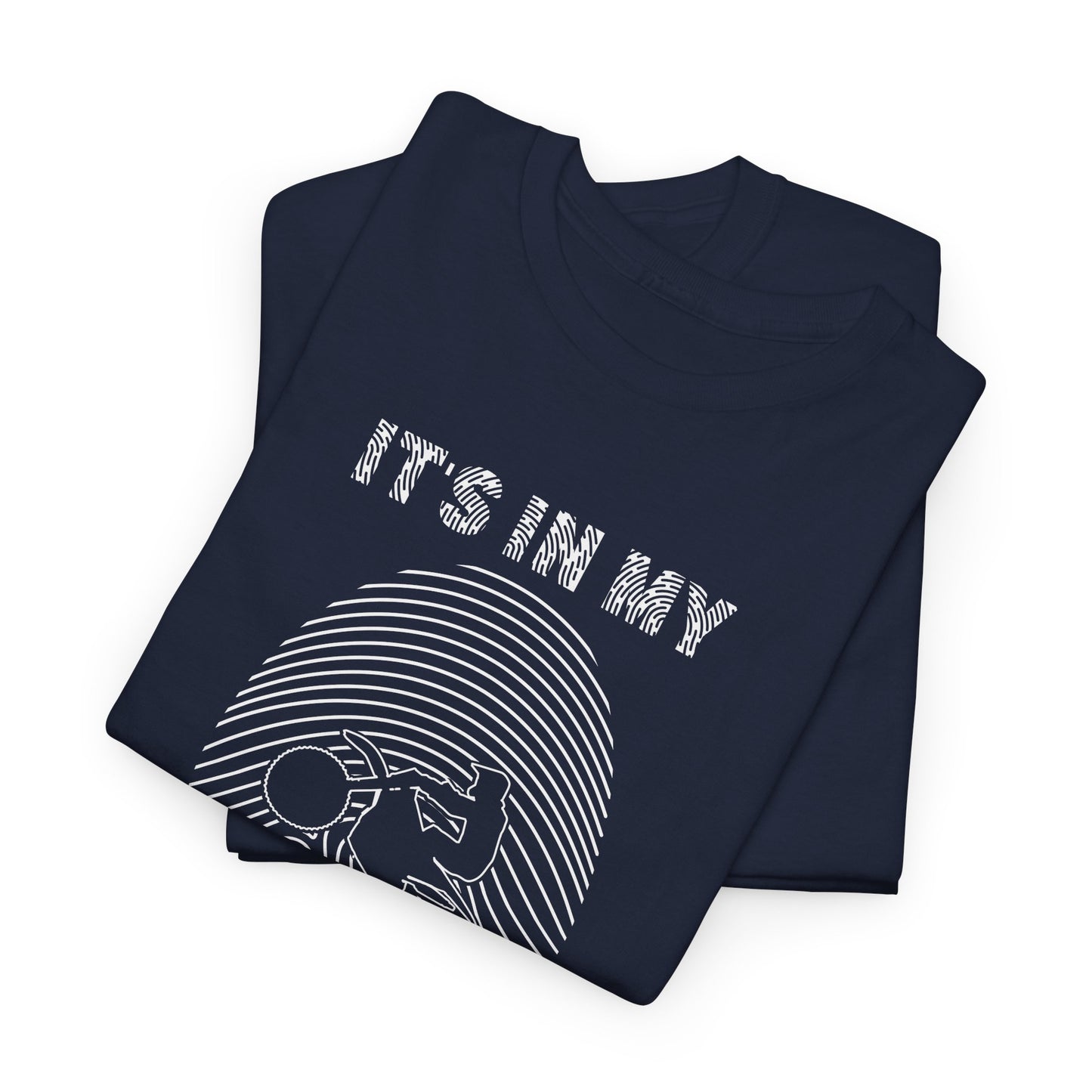Unisex Heavy Cotton Tee - "It's in My DNA" Motorcycle Theme T-Shirt - CHILL T-SHIRT