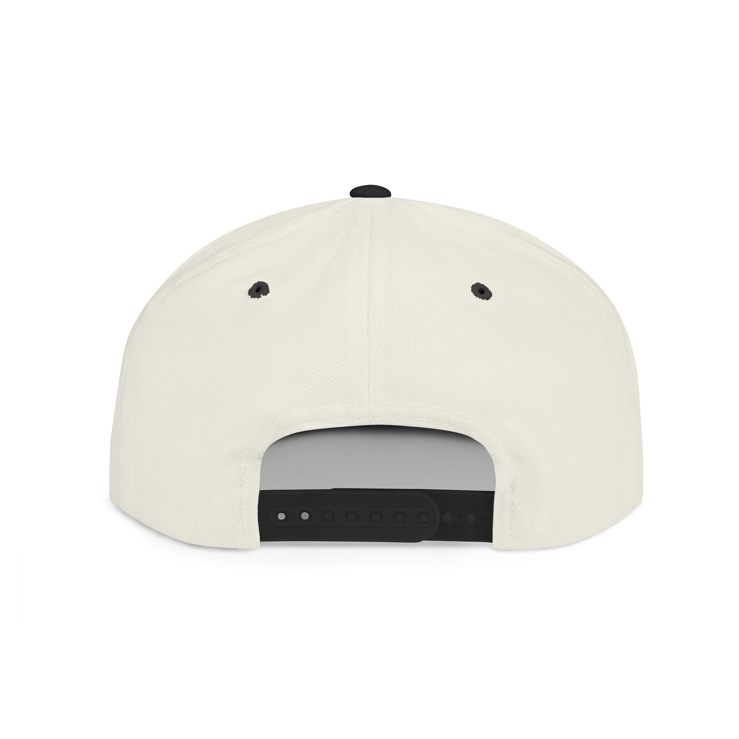 Motivational Flat Bill Snapback Hat - 'It's Going to Be Hard But Hard Is Not Impossible'