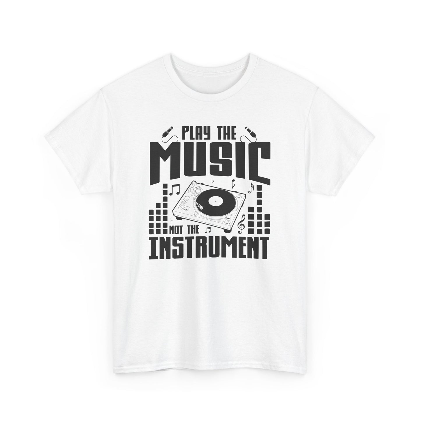 Light Version"Play the Music Instrument" Unisex Heavy Cotton Tee - Music Lover's T-Shirt for Musicians and Fans - CHILL T-SHIRT