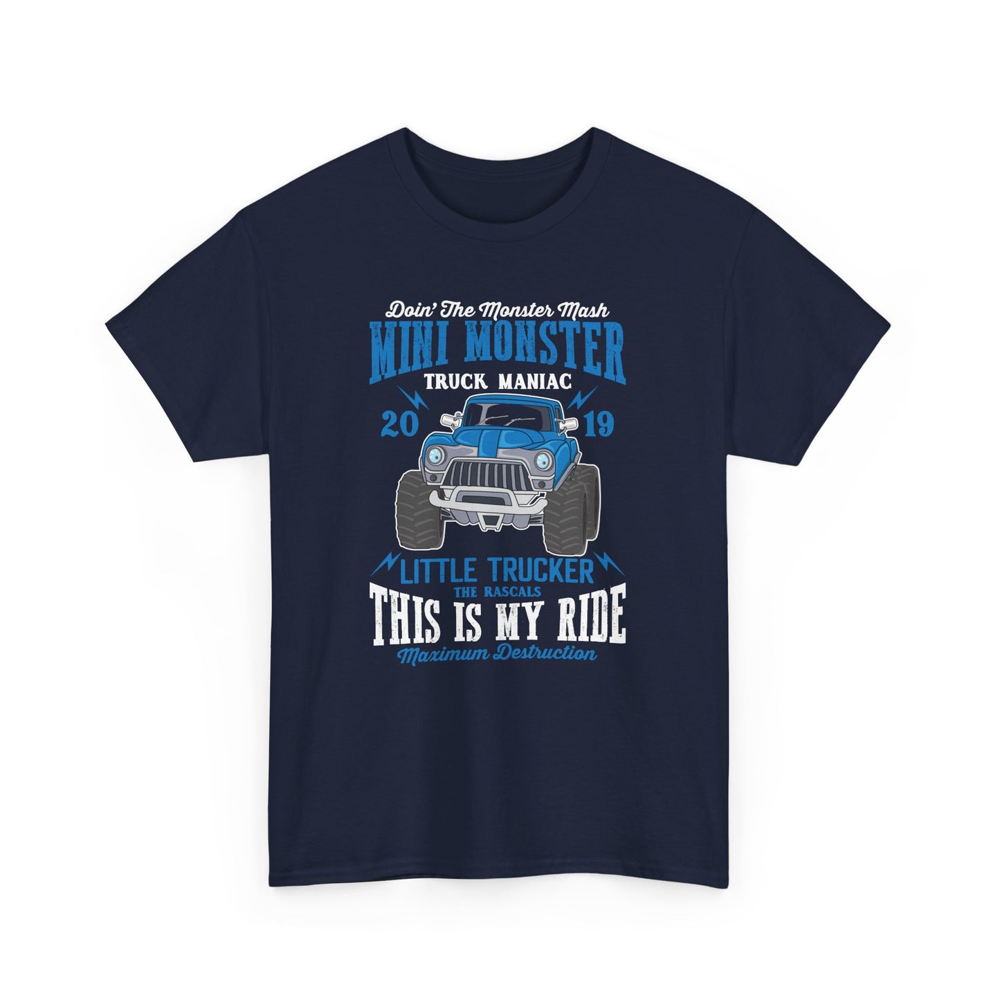 Mini Monster Truck Mania Unisex Tee - Perfect for Little Truckers! T-Shirt - CHILL T-SHIRT