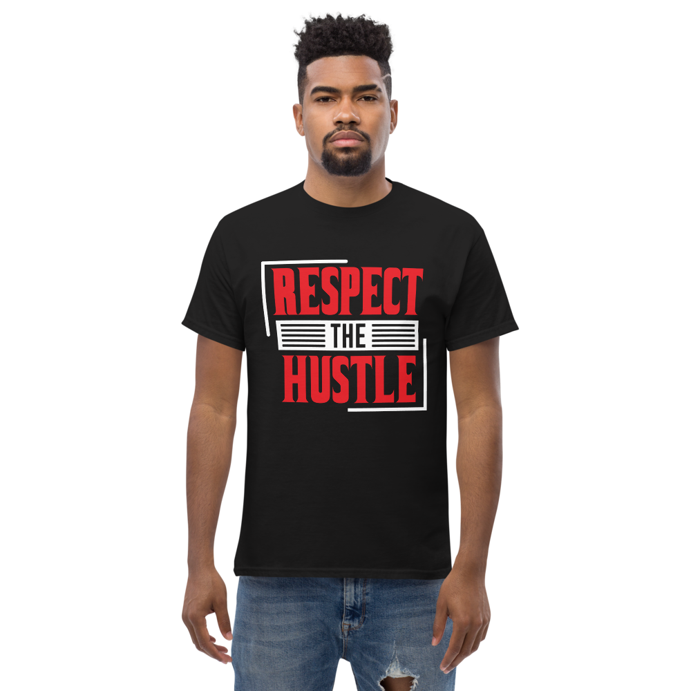 Respect the Hustle Unisex Heavy Cotton Tee - Motivational Graphic T-Shirt