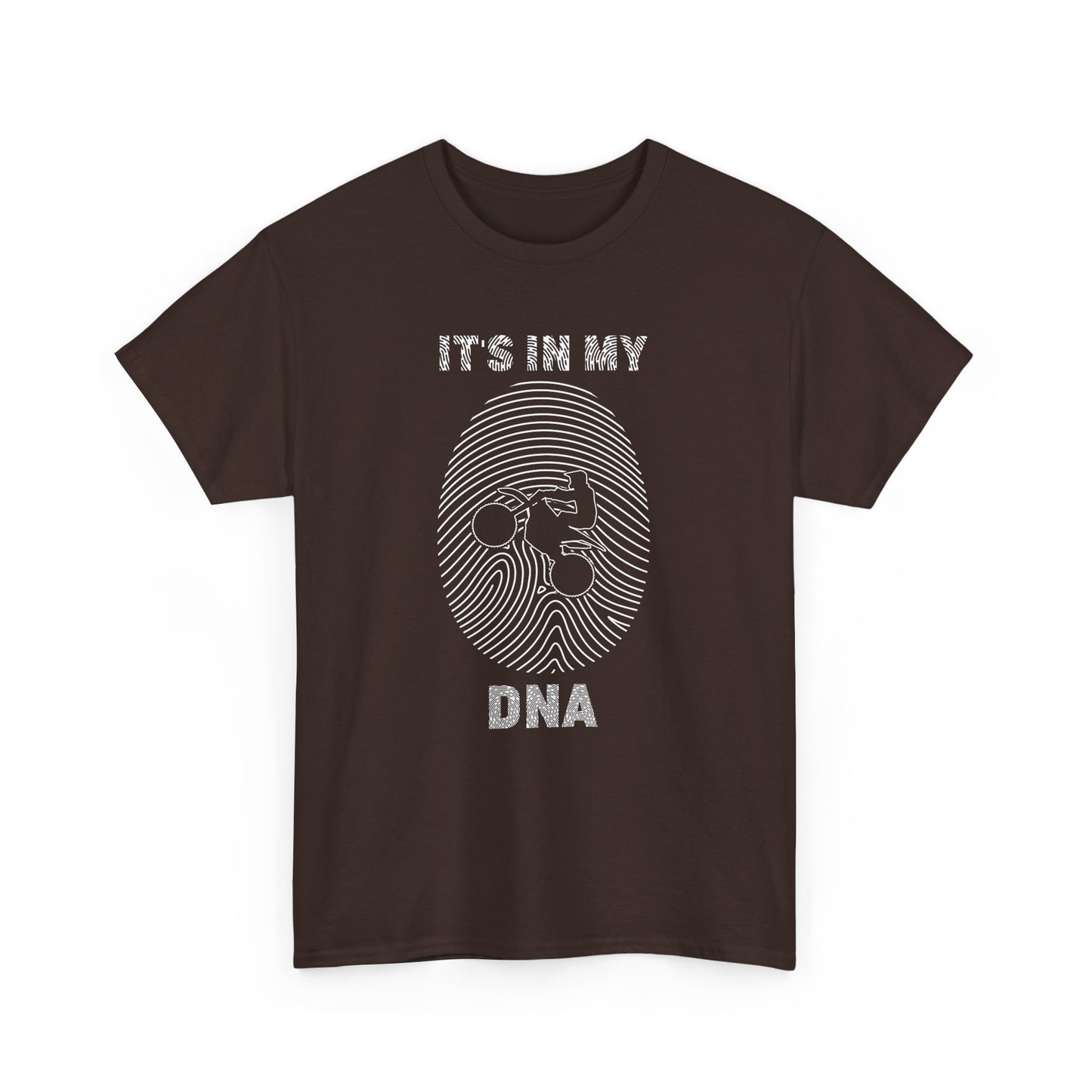 Unisex Heavy Cotton Tee - "It's in My DNA" Motorcycle Theme T-Shirt - CHILL T-SHIRT