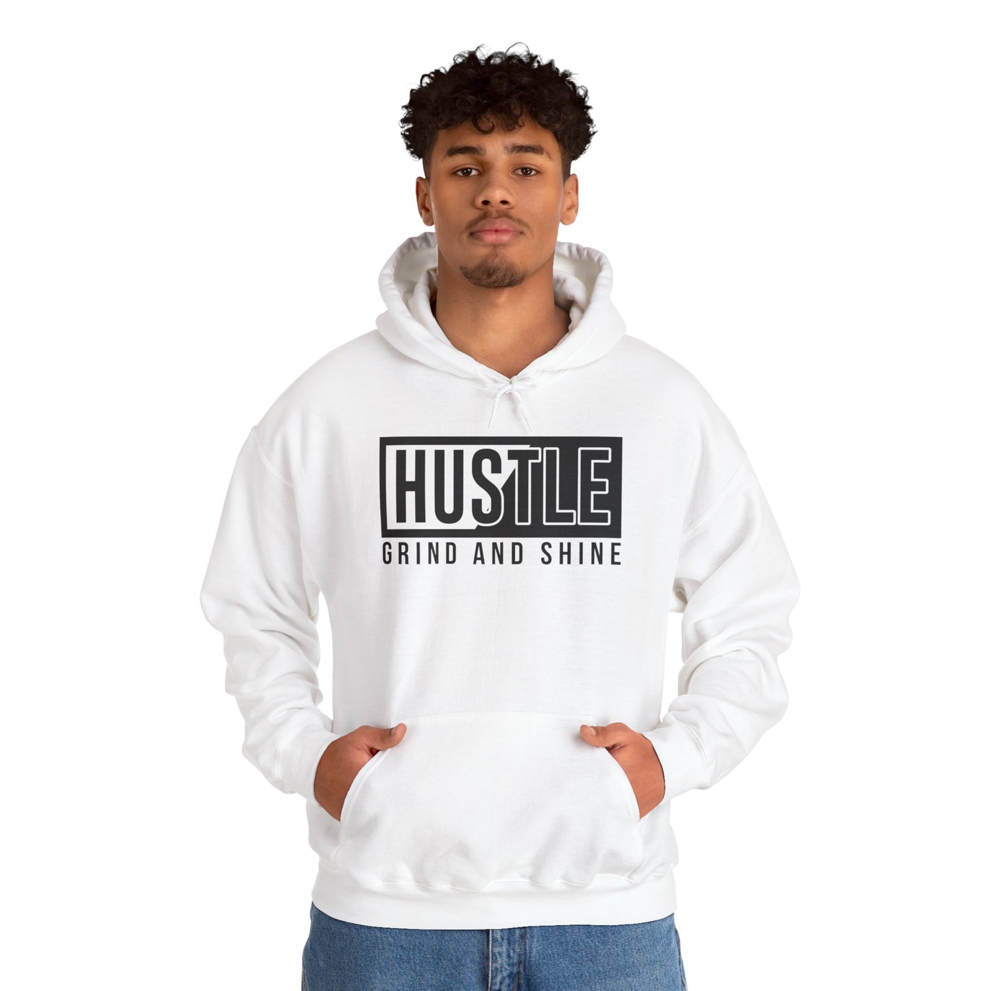 Hustle Grind and Shine Hoodie for Goal-Getters