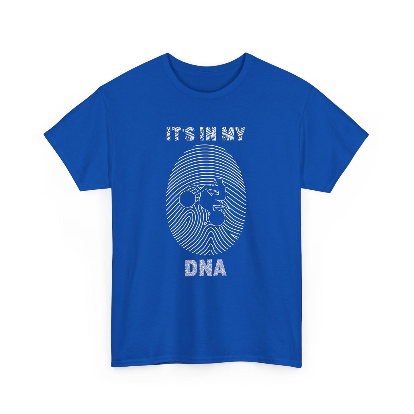 Unisex Heavy Cotton Tee - "It's in My DNA" Motorcycle Theme T-Shirt - CHILL T-SHIRT