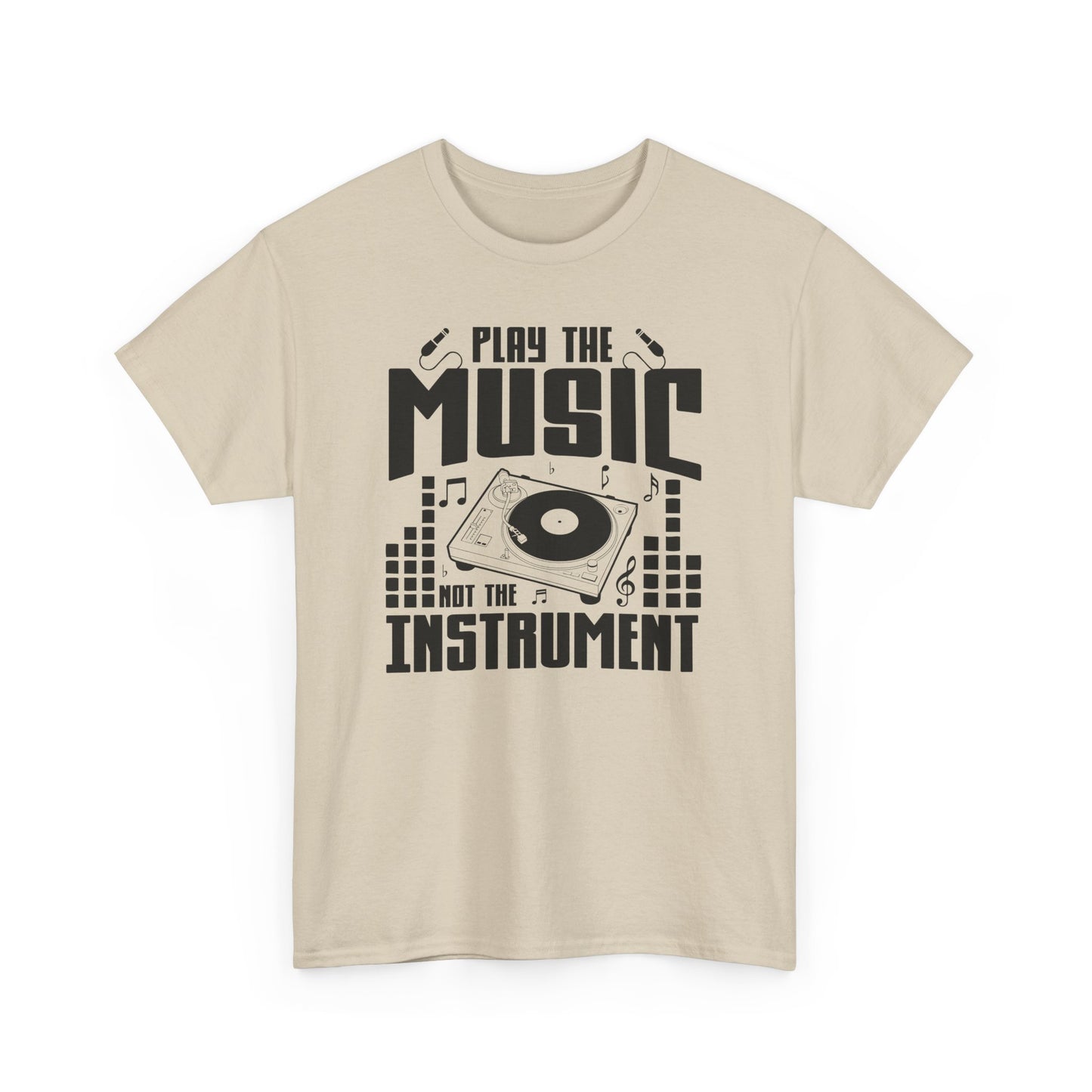 Light Version"Play the Music Instrument" Unisex Heavy Cotton Tee - Music Lover's T-Shirt for Musicians and Fans - CHILL T-SHIRT