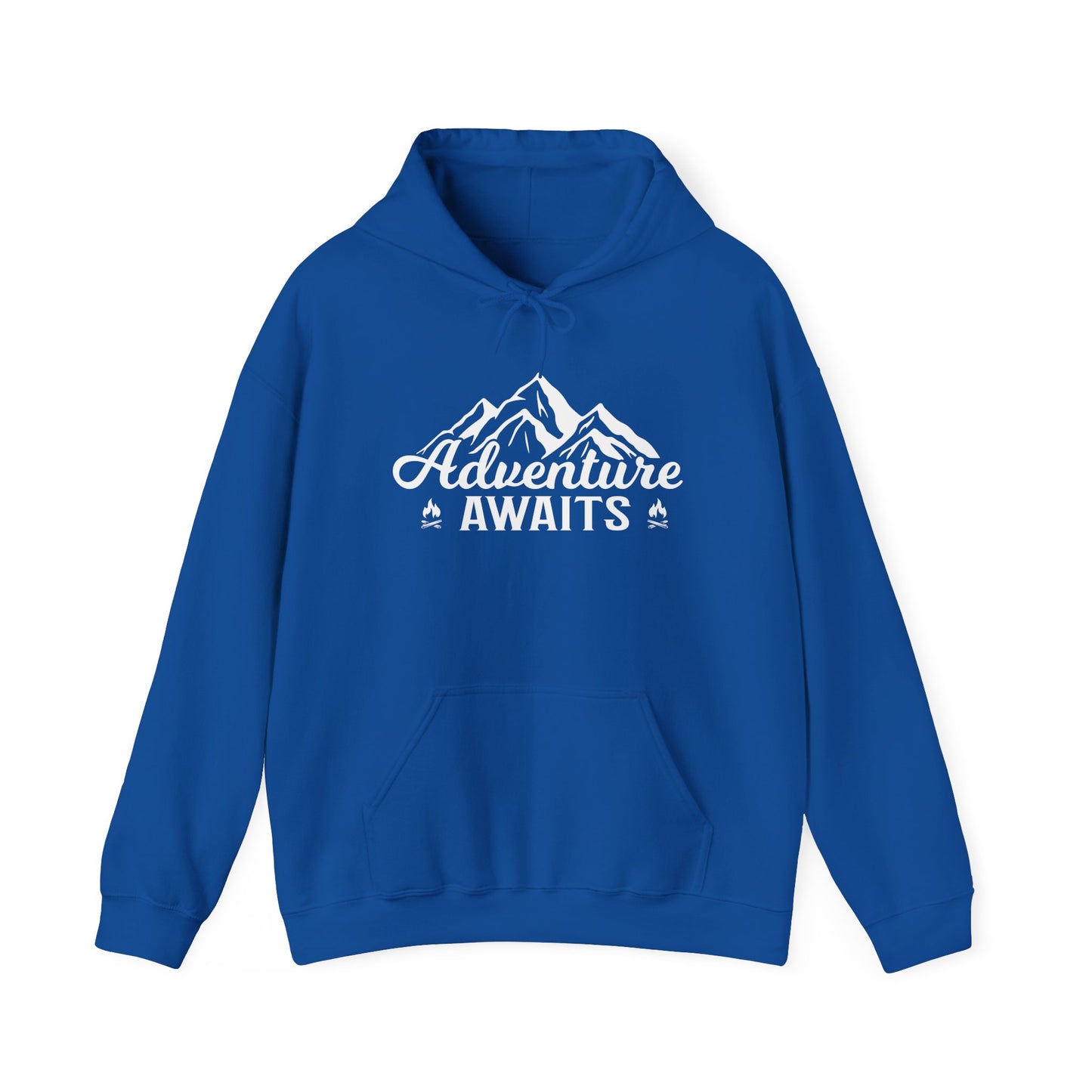 Adventure Awaits Unisex Heavy Blend™ Hooded Sweatshirt - Perfect for Explorers