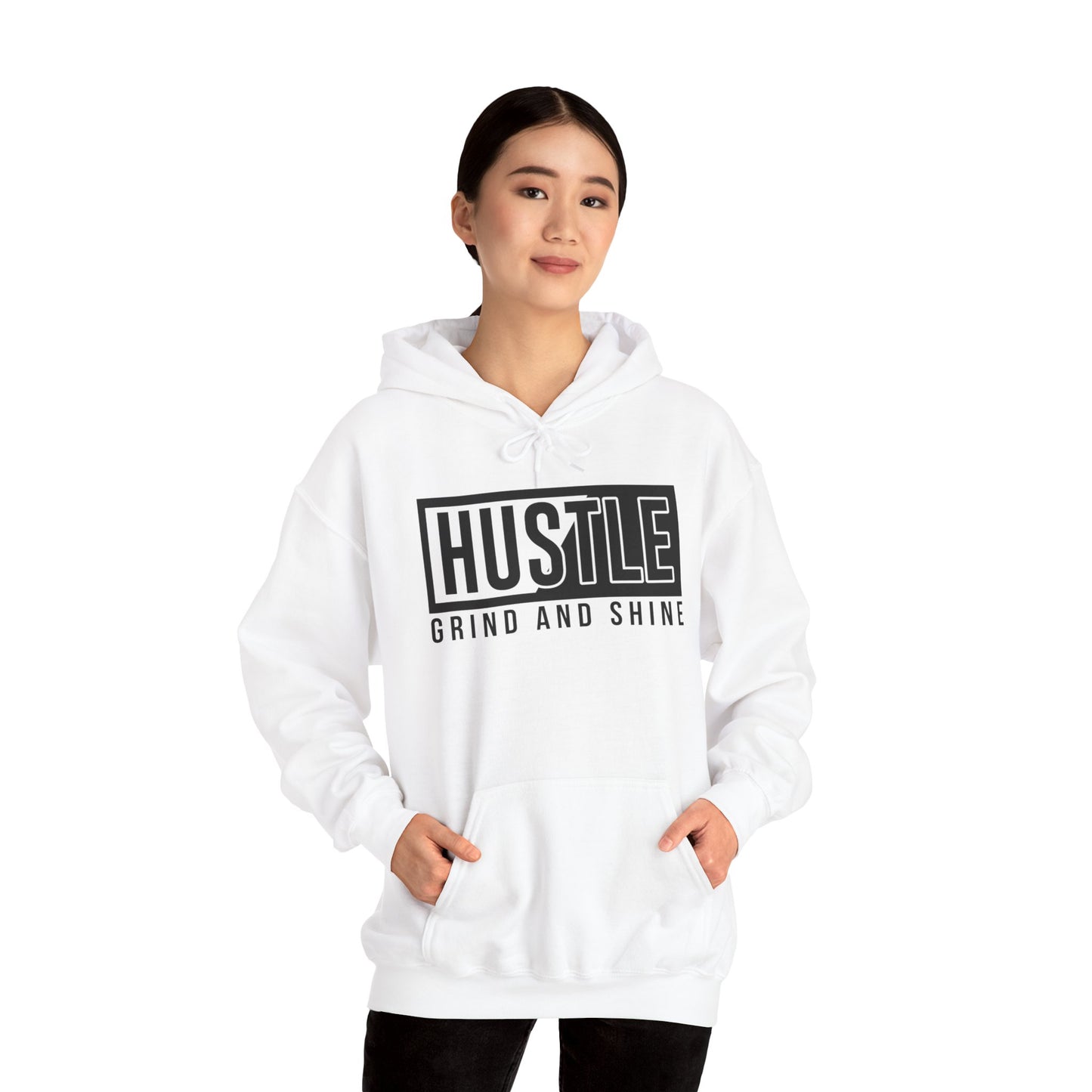 Hustle Grind and Shine Hoodie for Goal-Getters