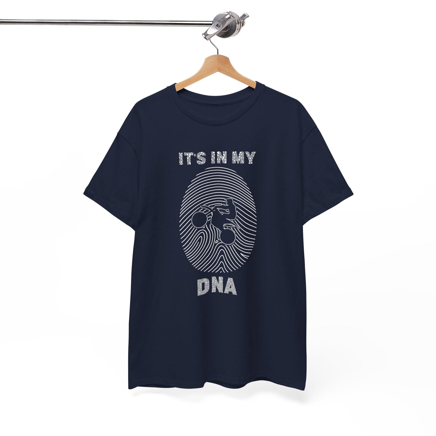 Unisex Heavy Cotton Tee - "It's in My DNA" Motorcycle Theme T-Shirt - CHILL T-SHIRT