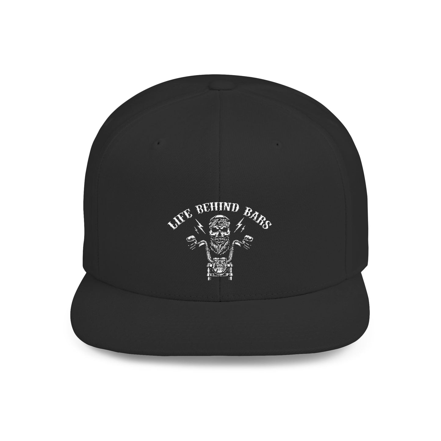 Stylish Flat Bill Snapback Cap, Life Behind Bars Hat, Cool Accessories for Men and Women, Unique Gift for Holidays