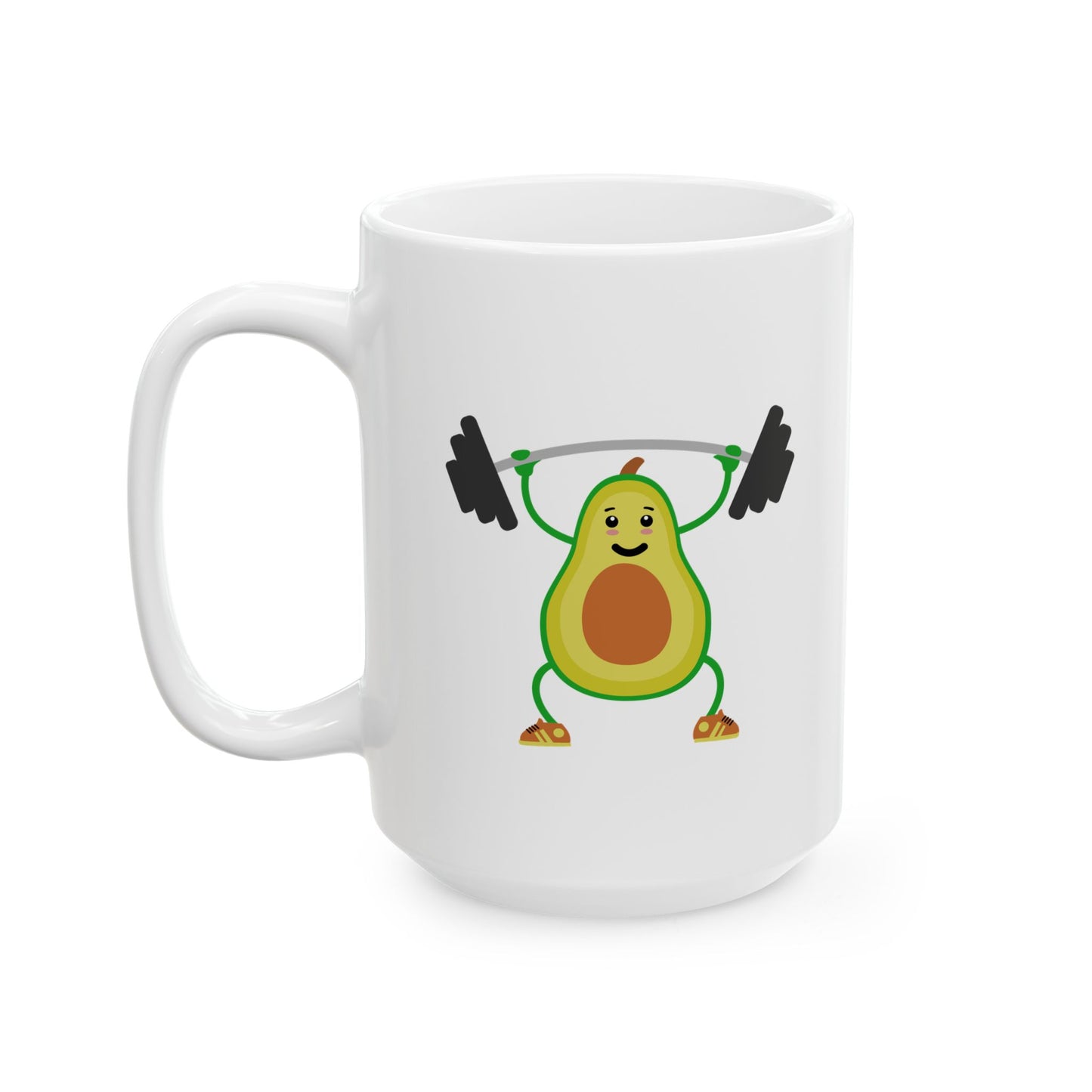 Cheerful Pear Ceramic Mug - 11oz & 15oz - Perfect for Nature Lovers - CHILL T-SHIRT