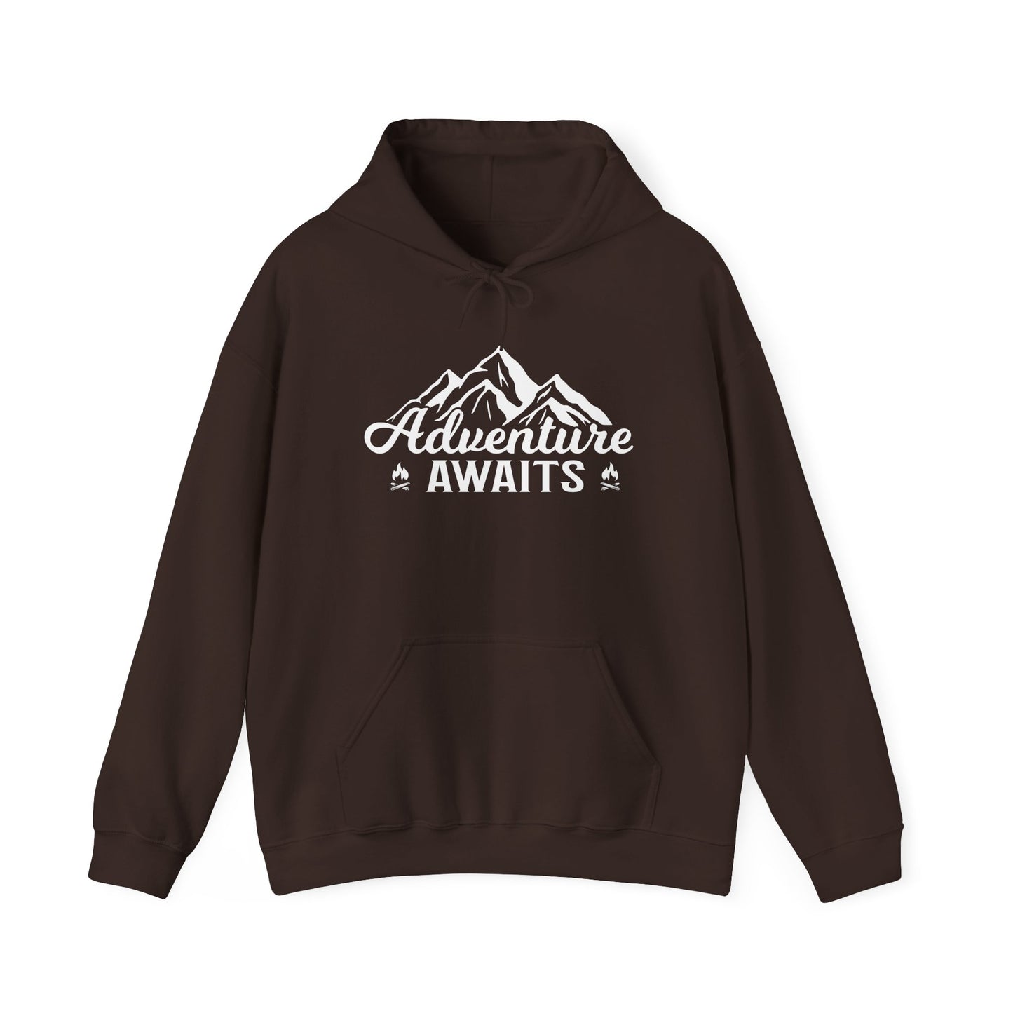 Adventure Awaits Unisex Heavy Blend™ Hooded Sweatshirt - Perfect for Explorers