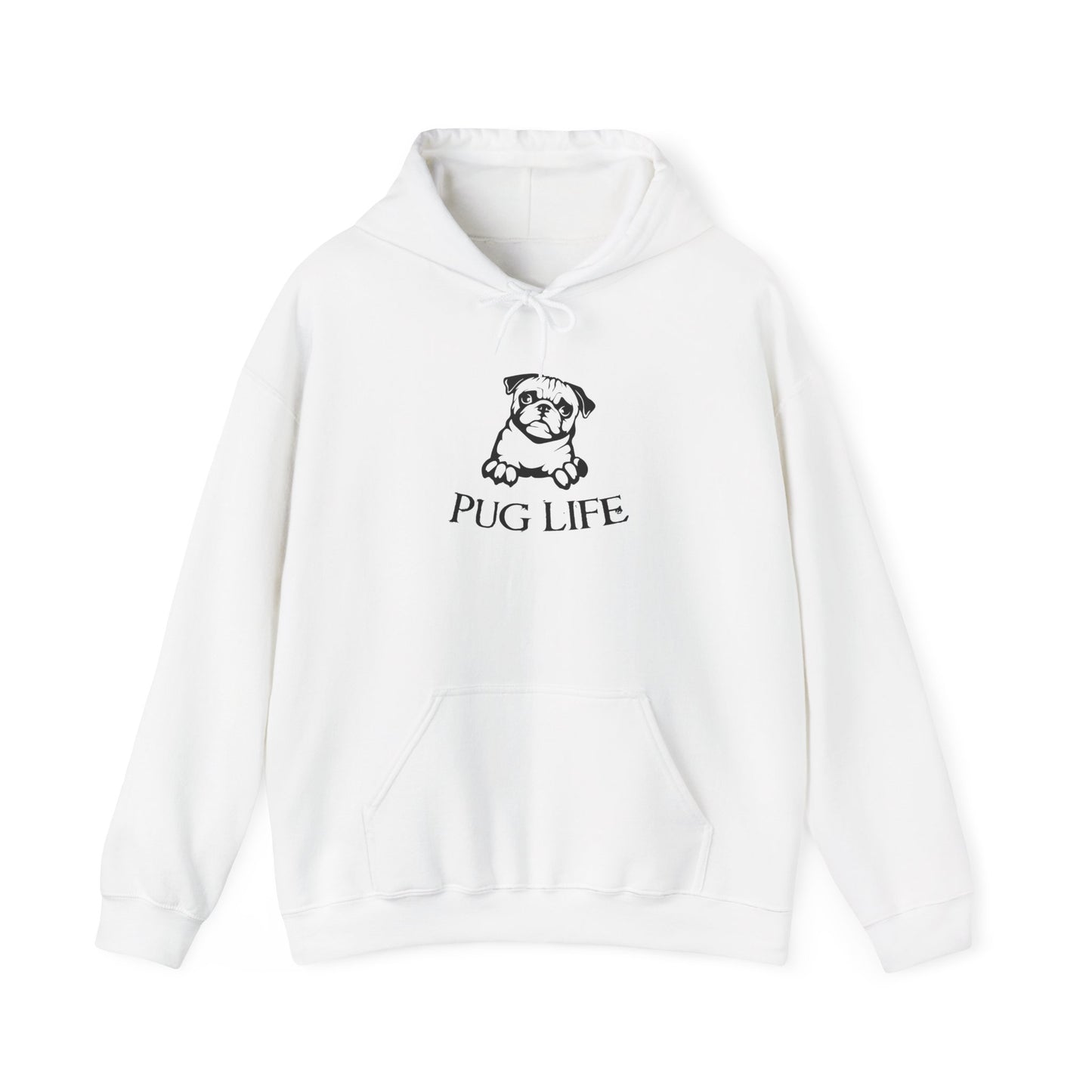 Pug Life Unisex Hooded Sweatshirt - Perfect for Dog Lovers - CHILL T-SHIRT