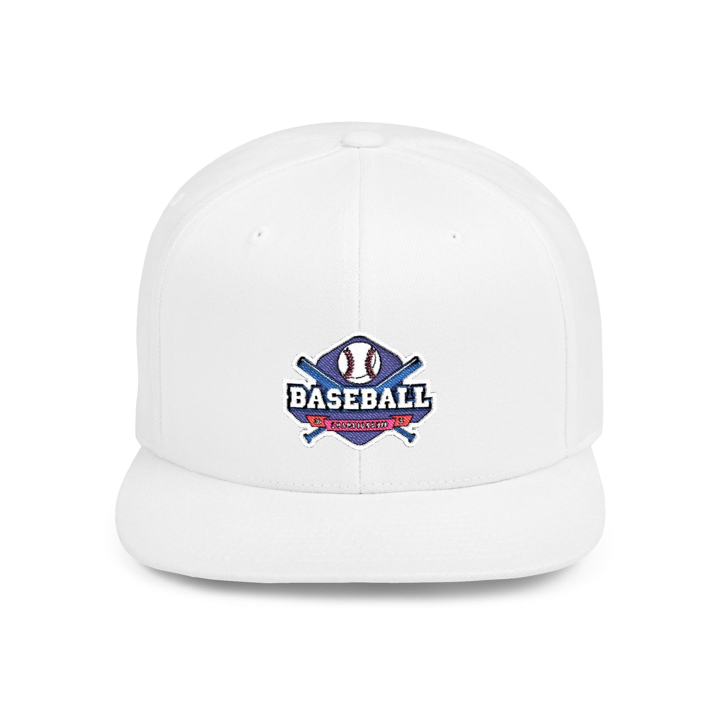 Baseball Flat Bill Snapback Cap – Perfect for Sports Enthusiasts