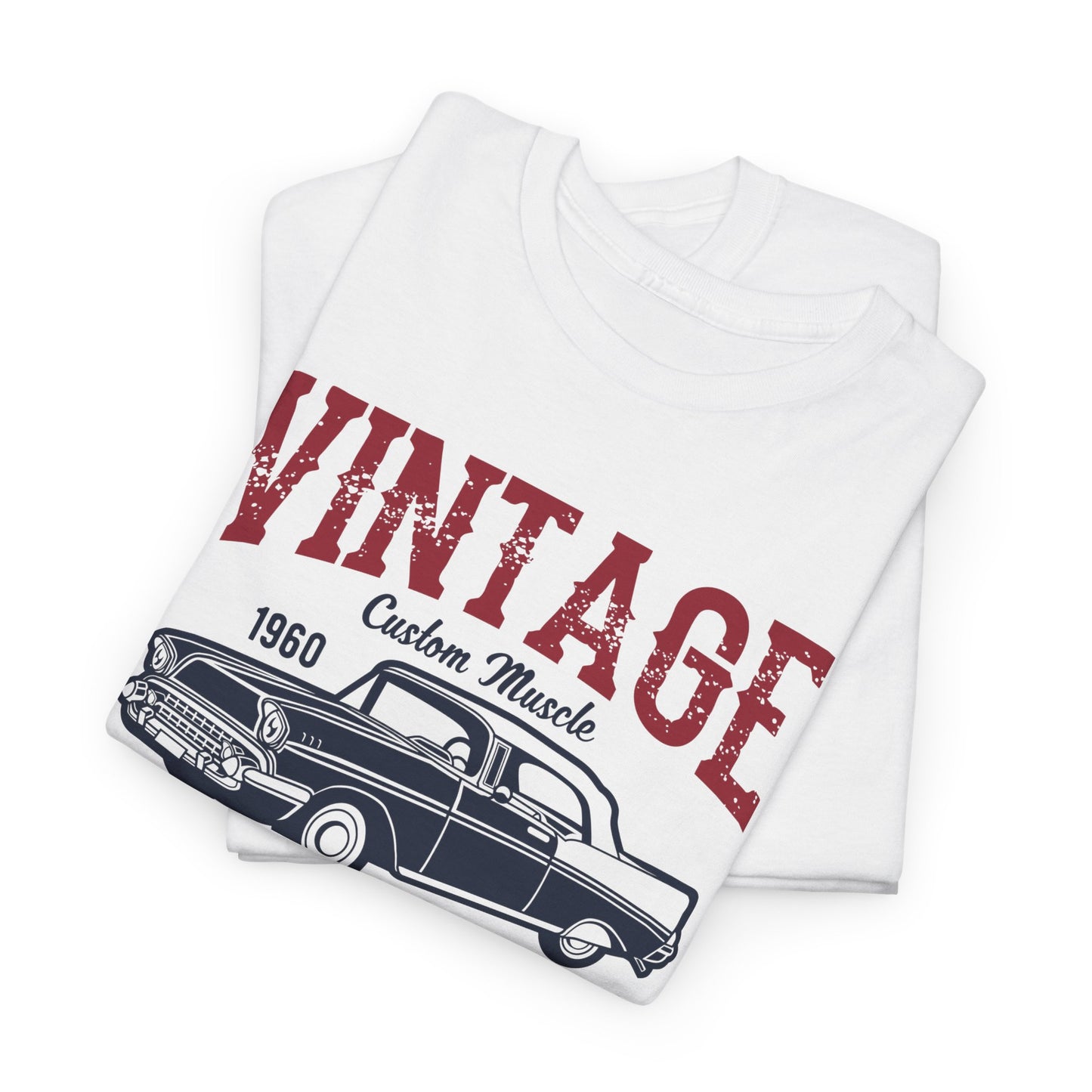Vintage Classic Muscle Car Unisex Heavy Cotton Tee T-Shirt - CHILL T-SHIRT
