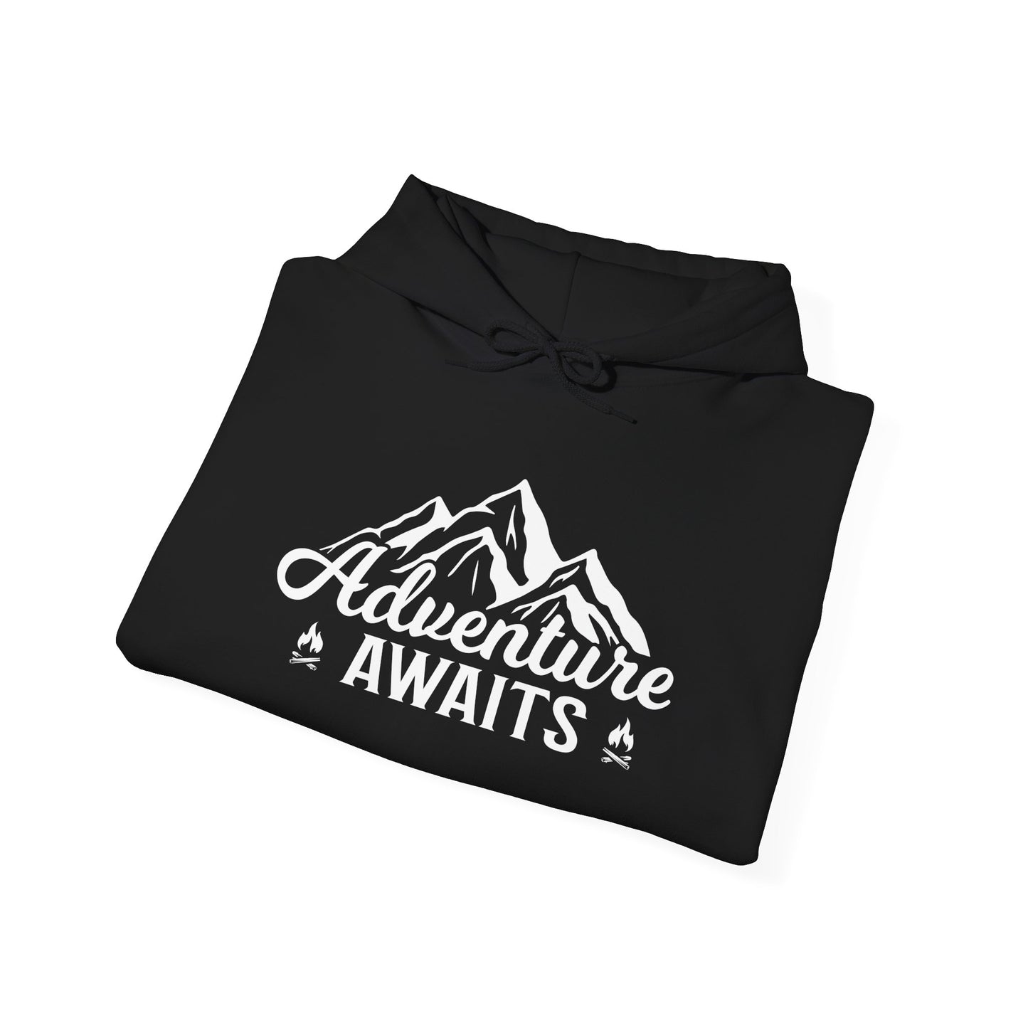 Adventure Awaits Unisex Heavy Blend™ Hooded Sweatshirt - Perfect for Explorers