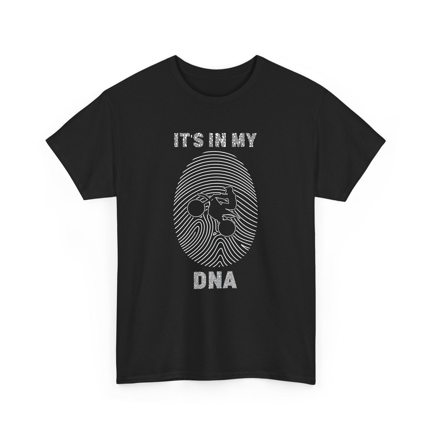 Unisex Heavy Cotton Tee - "It's in My DNA" Motorcycle Theme T-Shirt - CHILL T-SHIRT