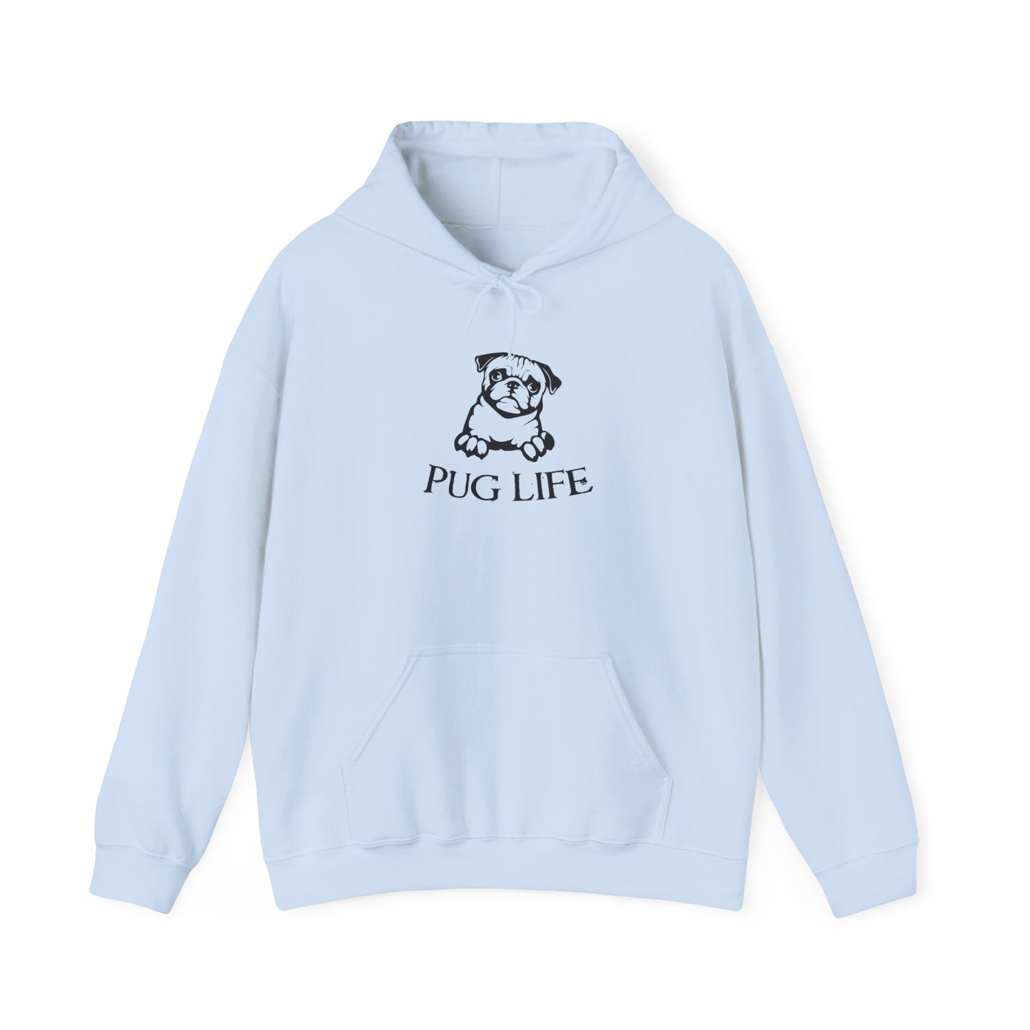 Pug Life Unisex Hooded Sweatshirt - Perfect for Dog Lovers - CHILL T-SHIRT