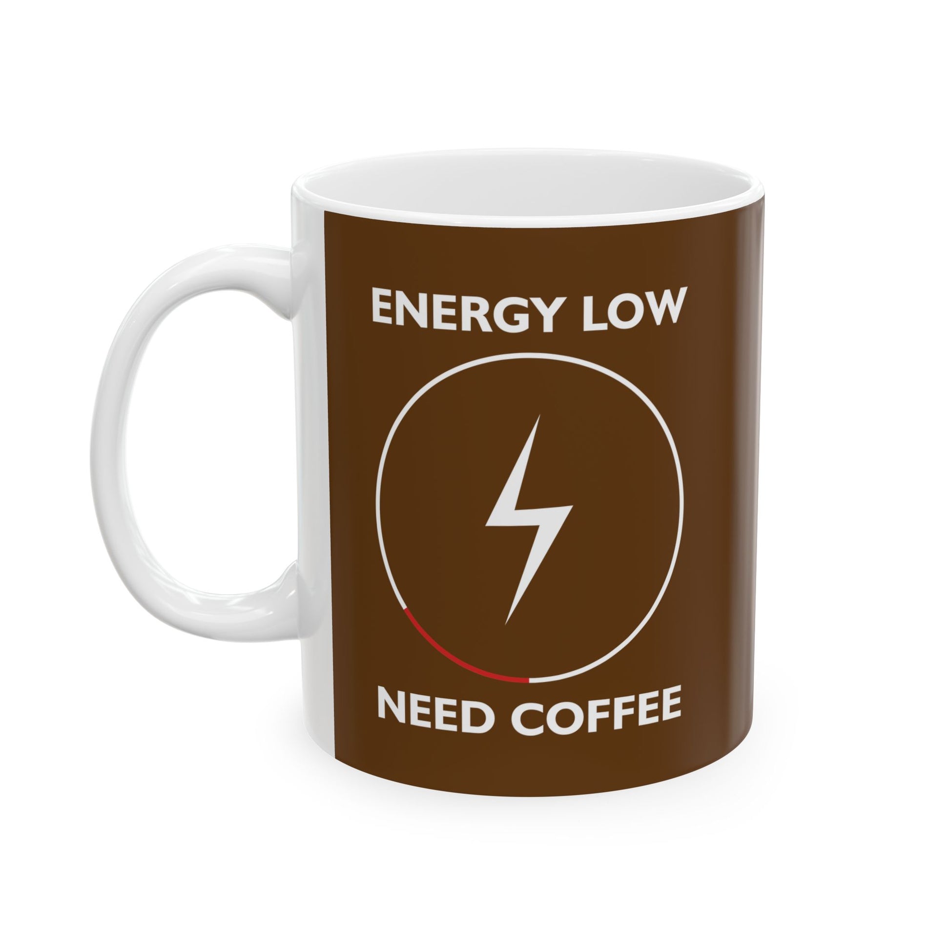 Coffee Level Ceramic Mug - 11oz & 15oz - Perfect Gift for Coffee Lovers - CHILL T-SHIRT