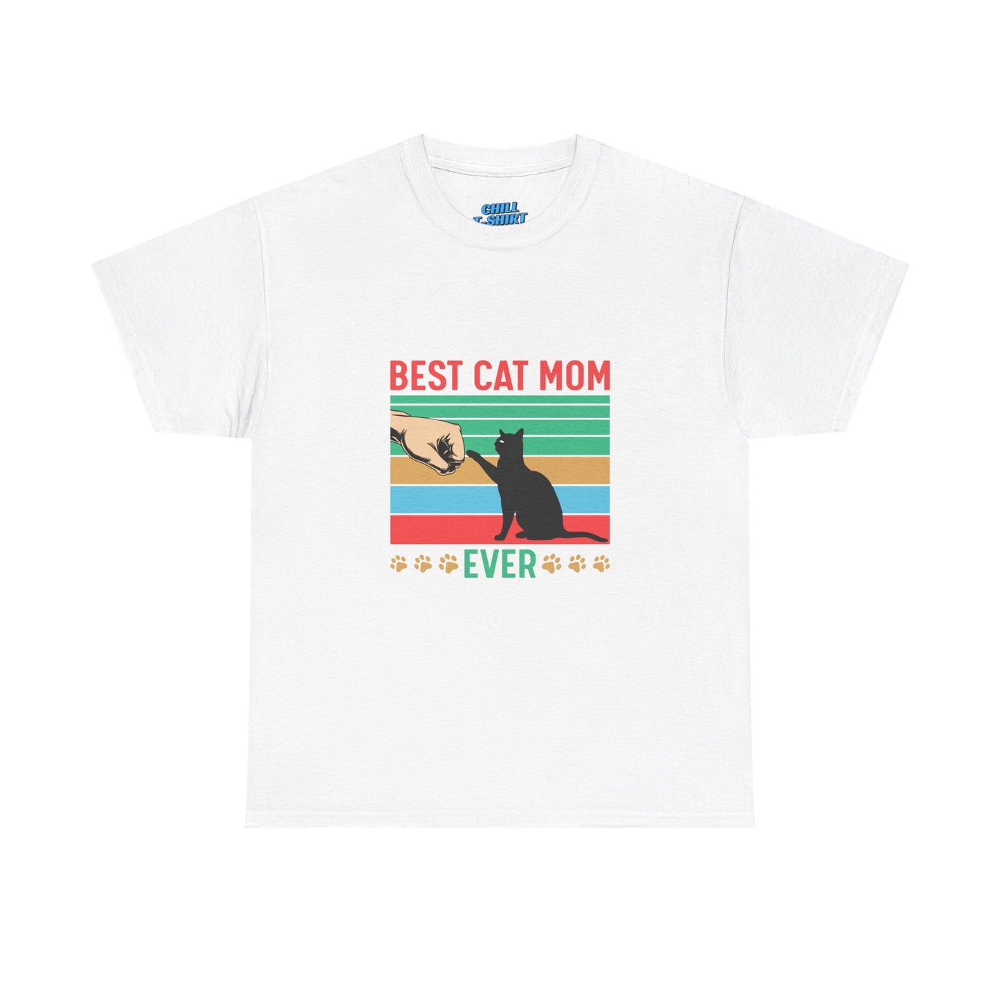 Best Cat Mom Ever Unisex Heavy Cotton Tee