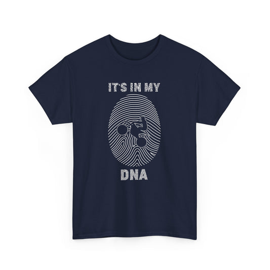 Unisex Heavy Cotton Tee - "It's in My DNA" Motorcycle Theme T-Shirt - CHILL T-SHIRT