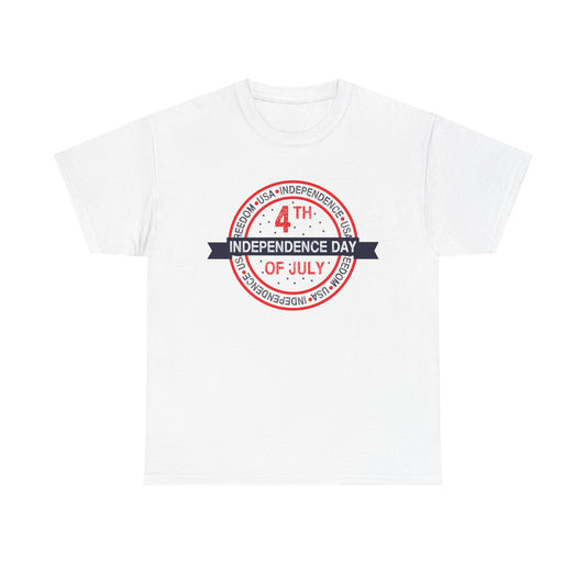 4th of July Independence Day Unisex Heavy Cotton Tee