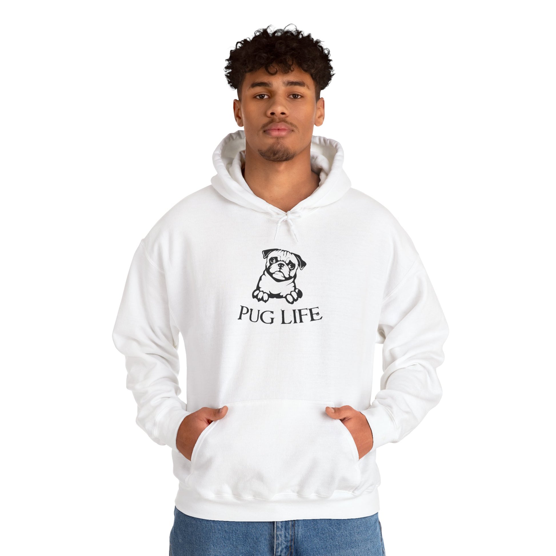 Pug Life Unisex Hooded Sweatshirt - Perfect for Dog Lovers - CHILL T-SHIRT