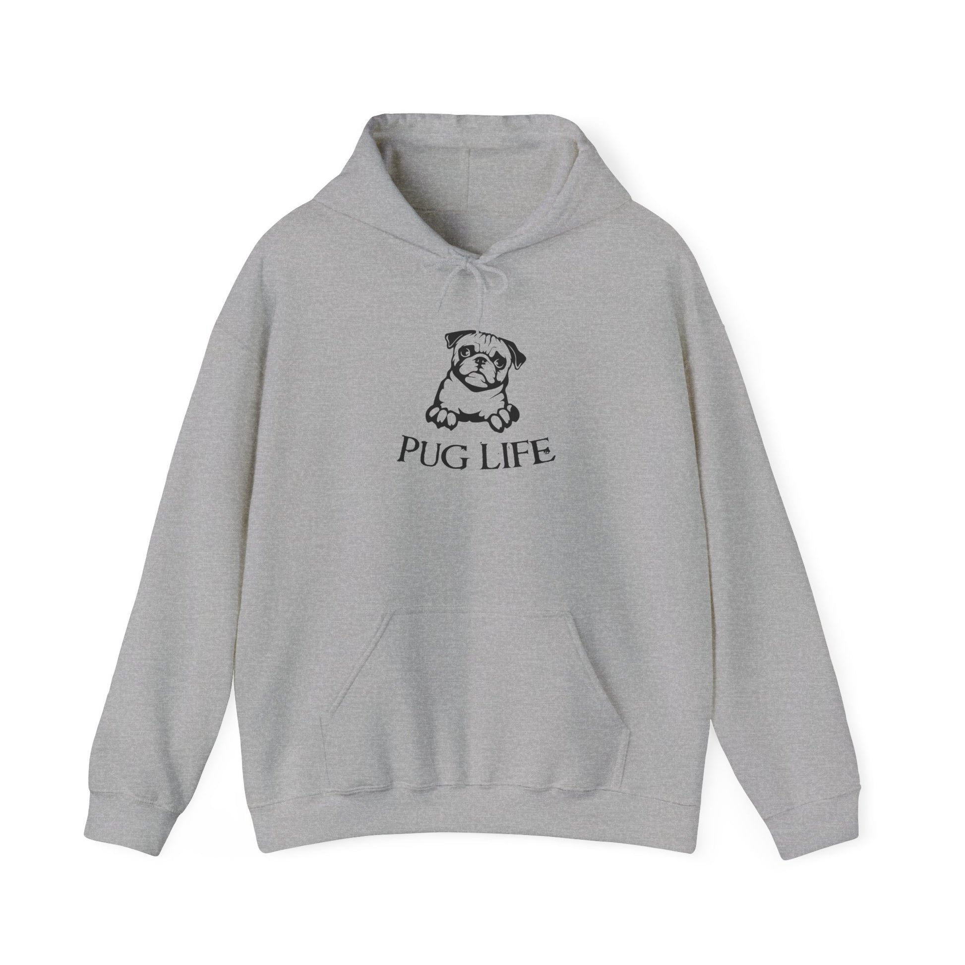 Pug Life Unisex Hooded Sweatshirt - Perfect for Dog Lovers - CHILL T-SHIRT