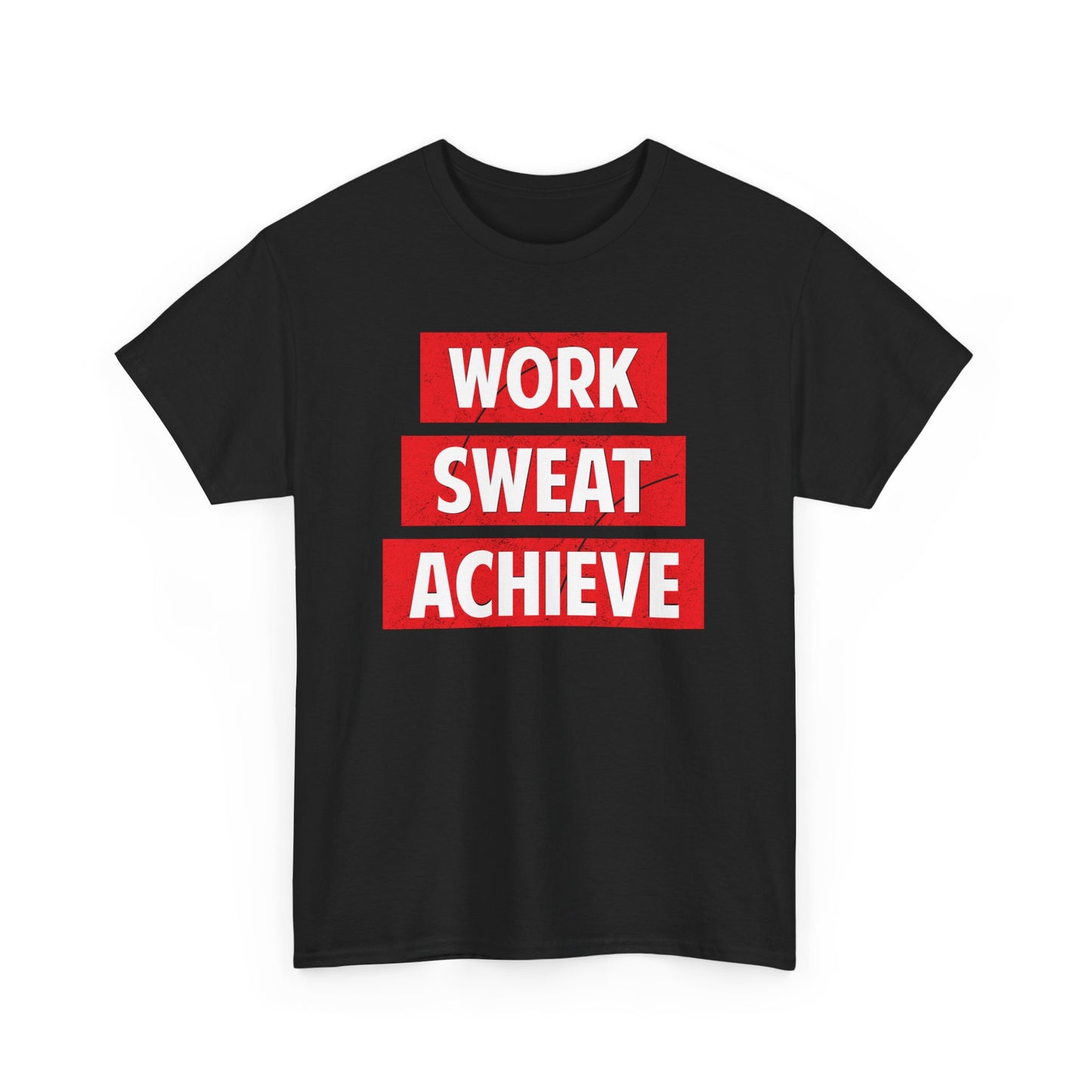 Motivational Heavy Cotton Tee - Work Sweat Achieve T-Shirt - CHILL T-SHIRT
