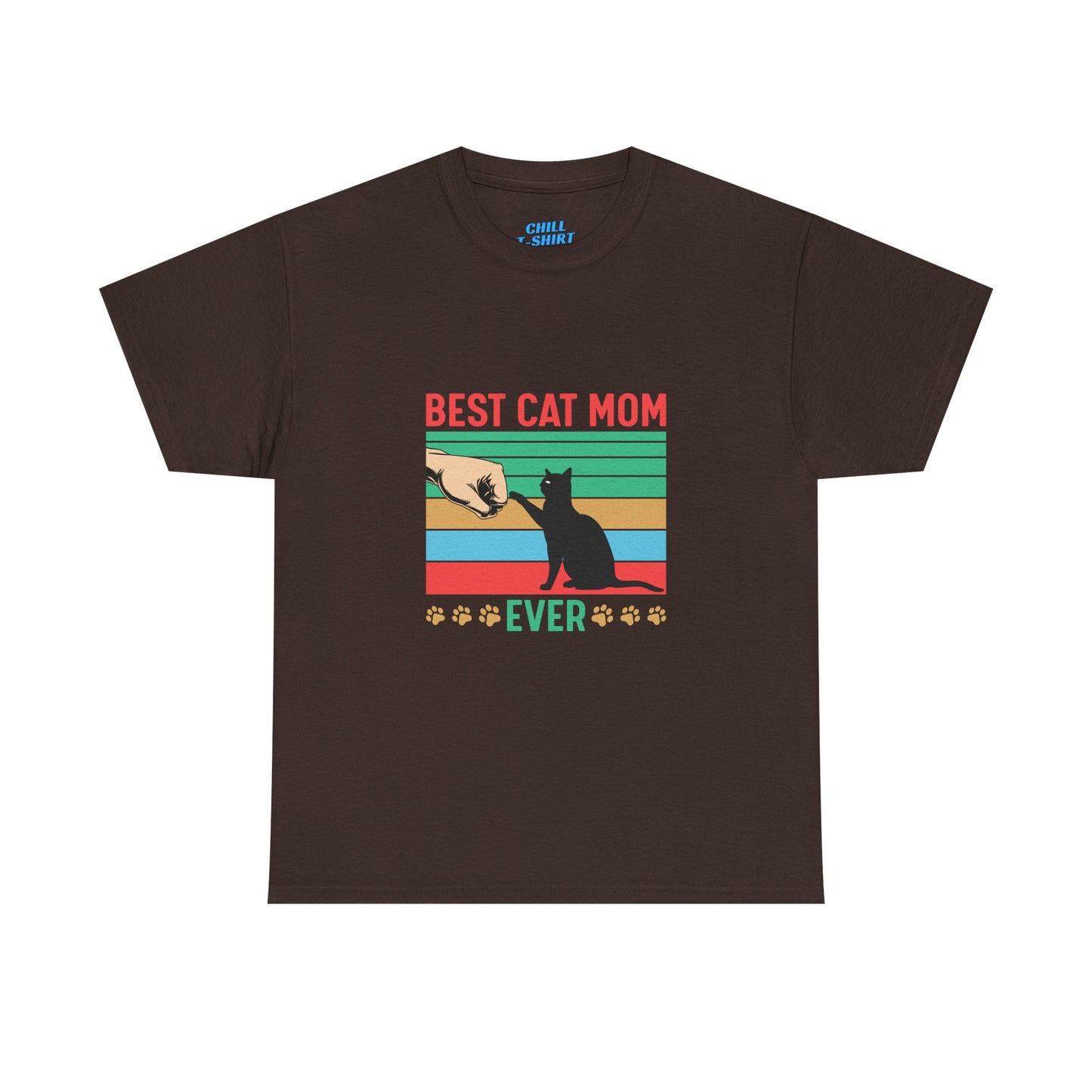 Best Cat Mom Ever Unisex Heavy Cotton Tee