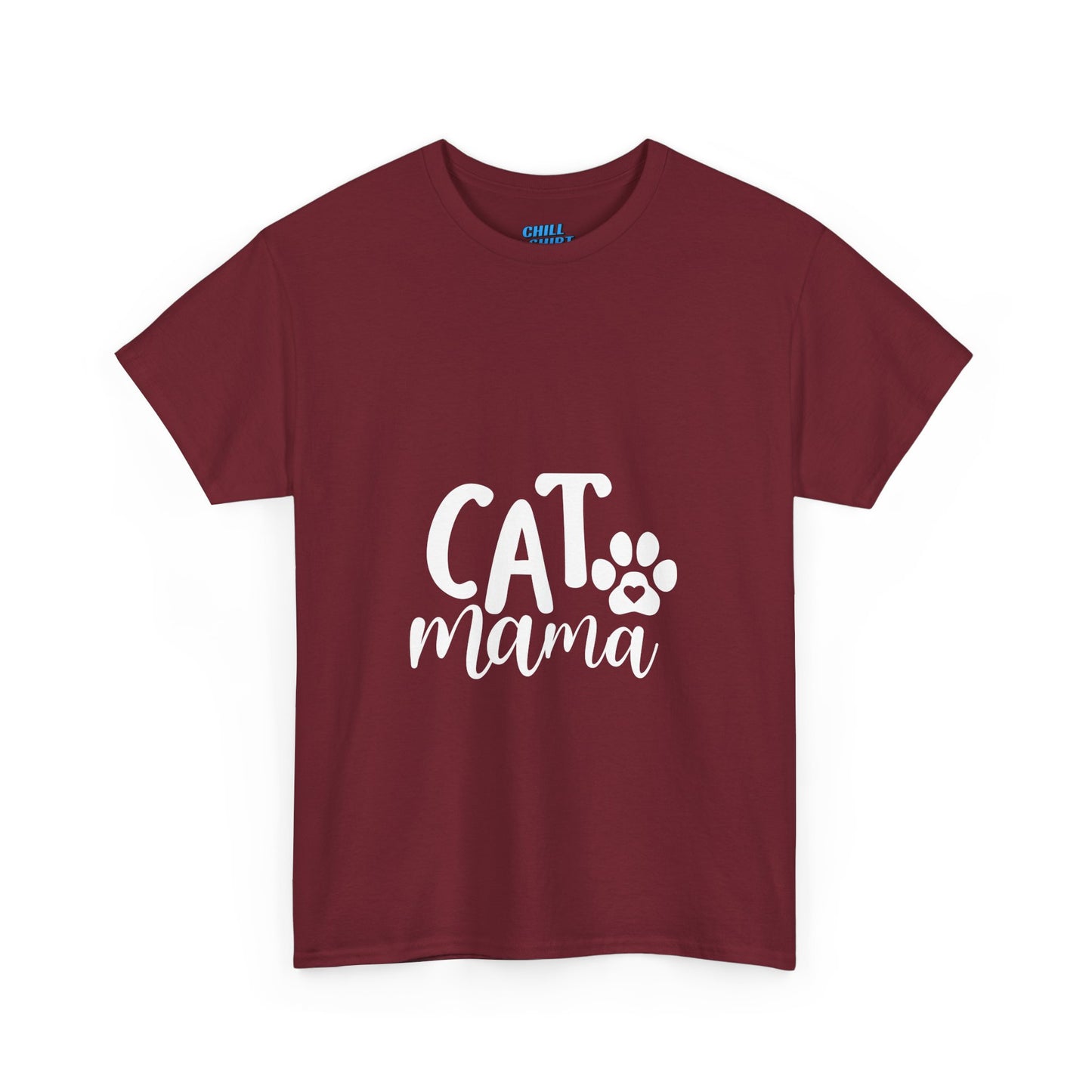 Cat Mama Unisex Heavy Cotton Tee - Perfect Gift for Cat Lovers