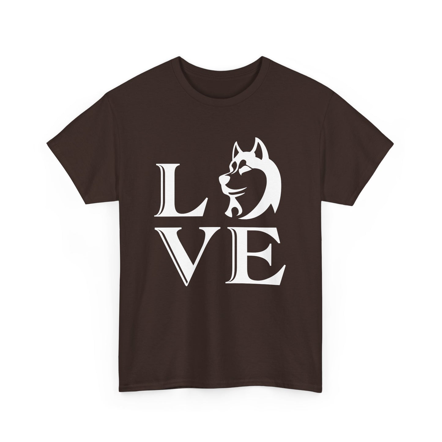 Love Themed Unisex Heavy Cotton Tee - Perfect for Animal and Dog Lovers