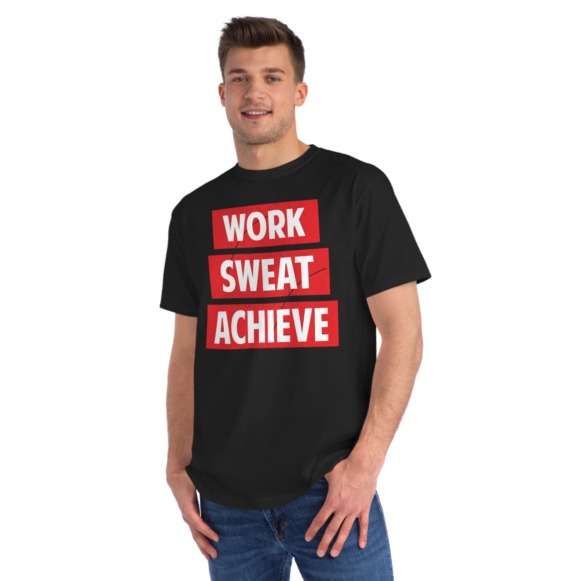 Motivational Heavy Cotton Tee - Work Sweat Achieve T-Shirt - CHILL T-SHIRT