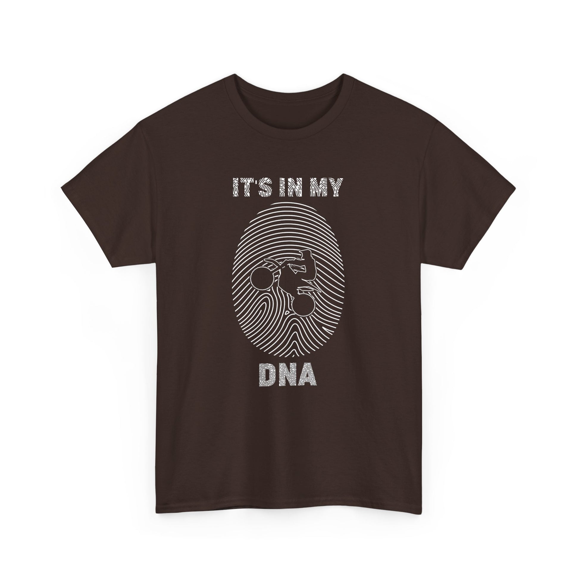 Unisex Heavy Cotton Tee - "It's in My DNA" Motorcycle Theme T-Shirt - CHILL T-SHIRT