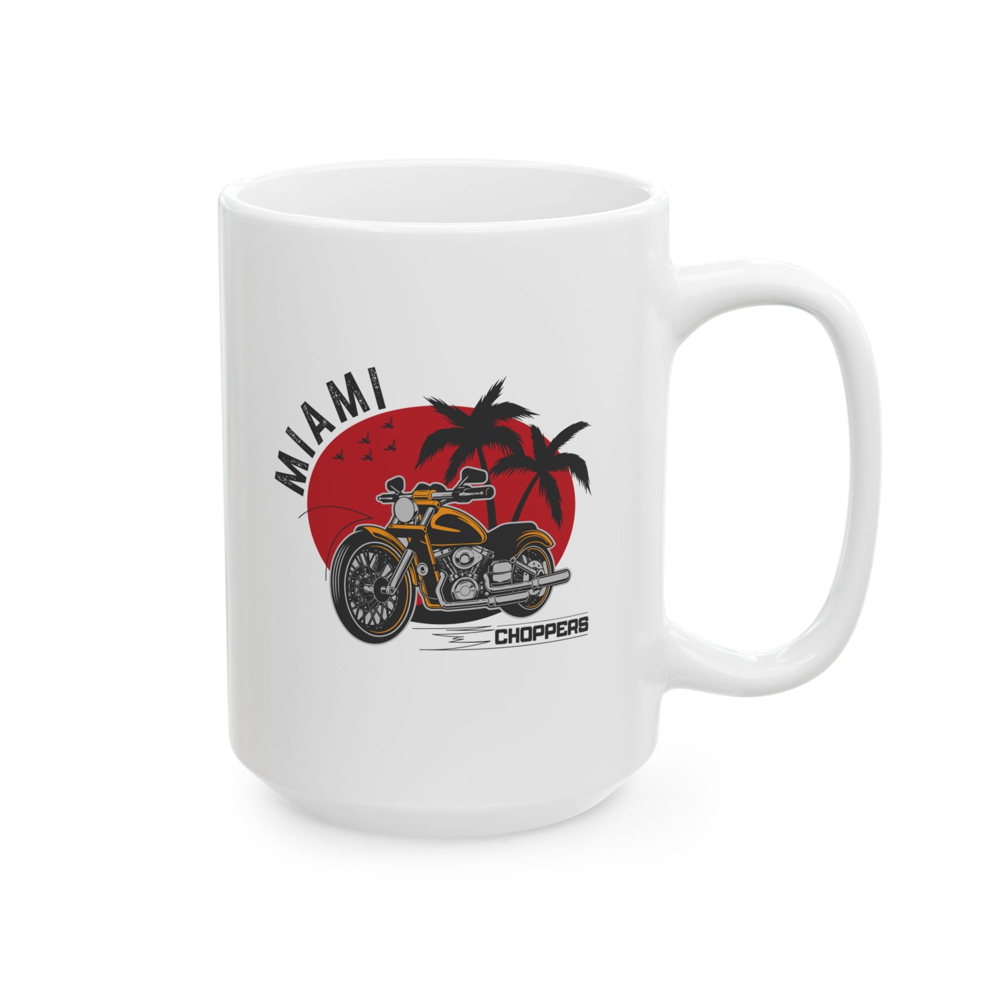 Vibrant Miami Beach Ceramic Mug | 11oz & 15oz | Perfect Gift for Beach Lovers - CHILL T-SHIRT
